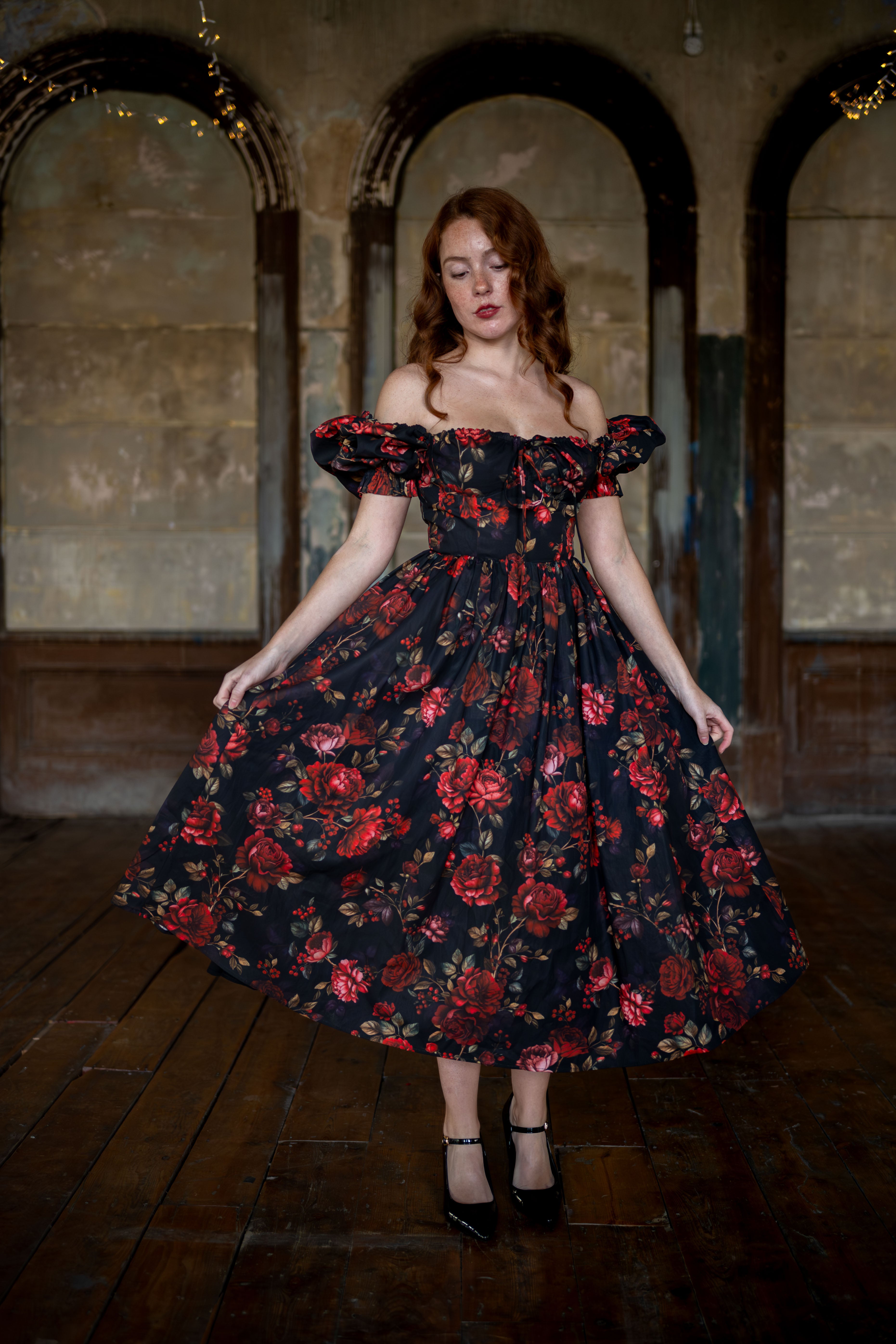 Dark Romance Larkspur Dress