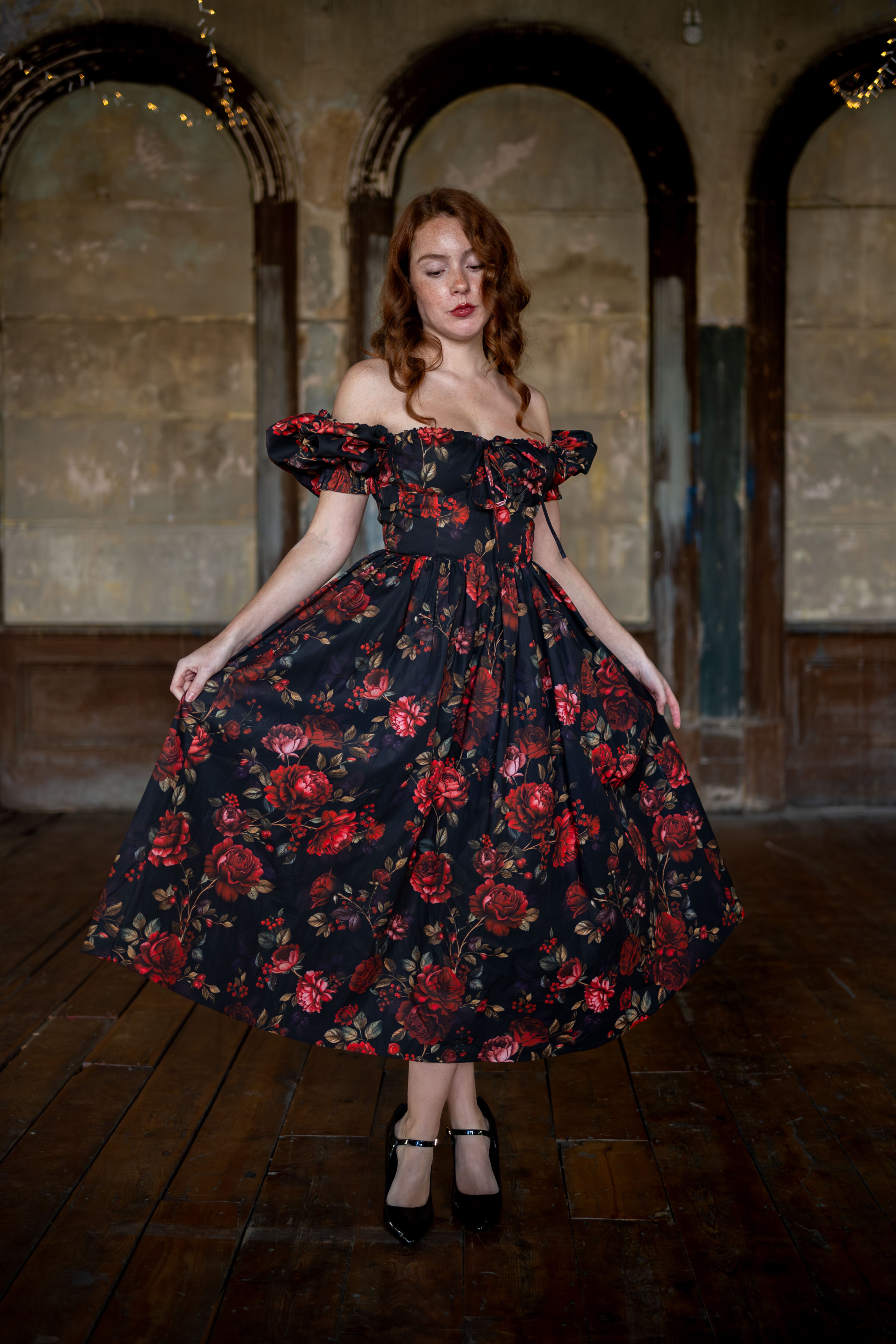 Dark Romance Larkspur Dress