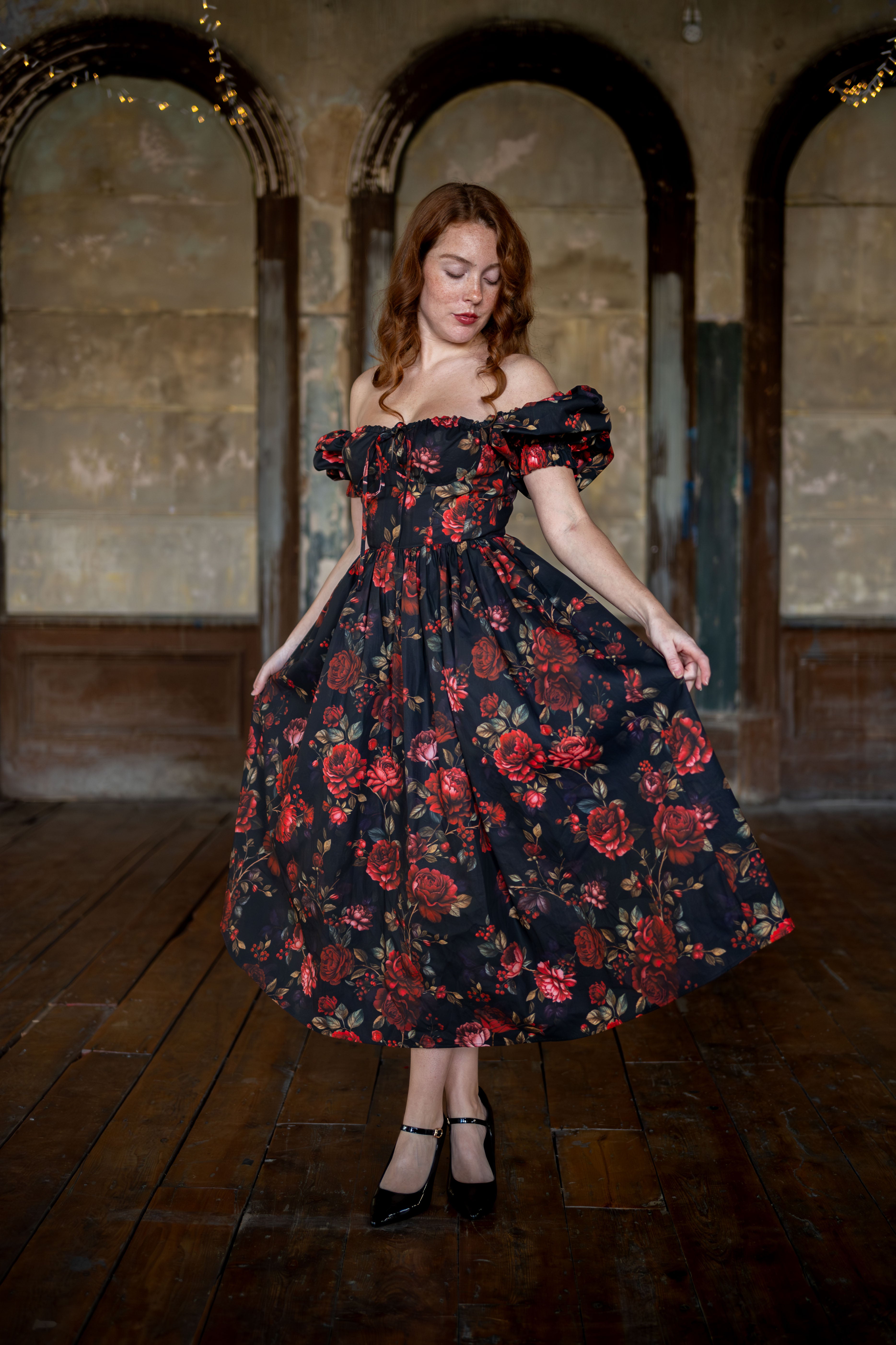 Dark Romance Larkspur Dress