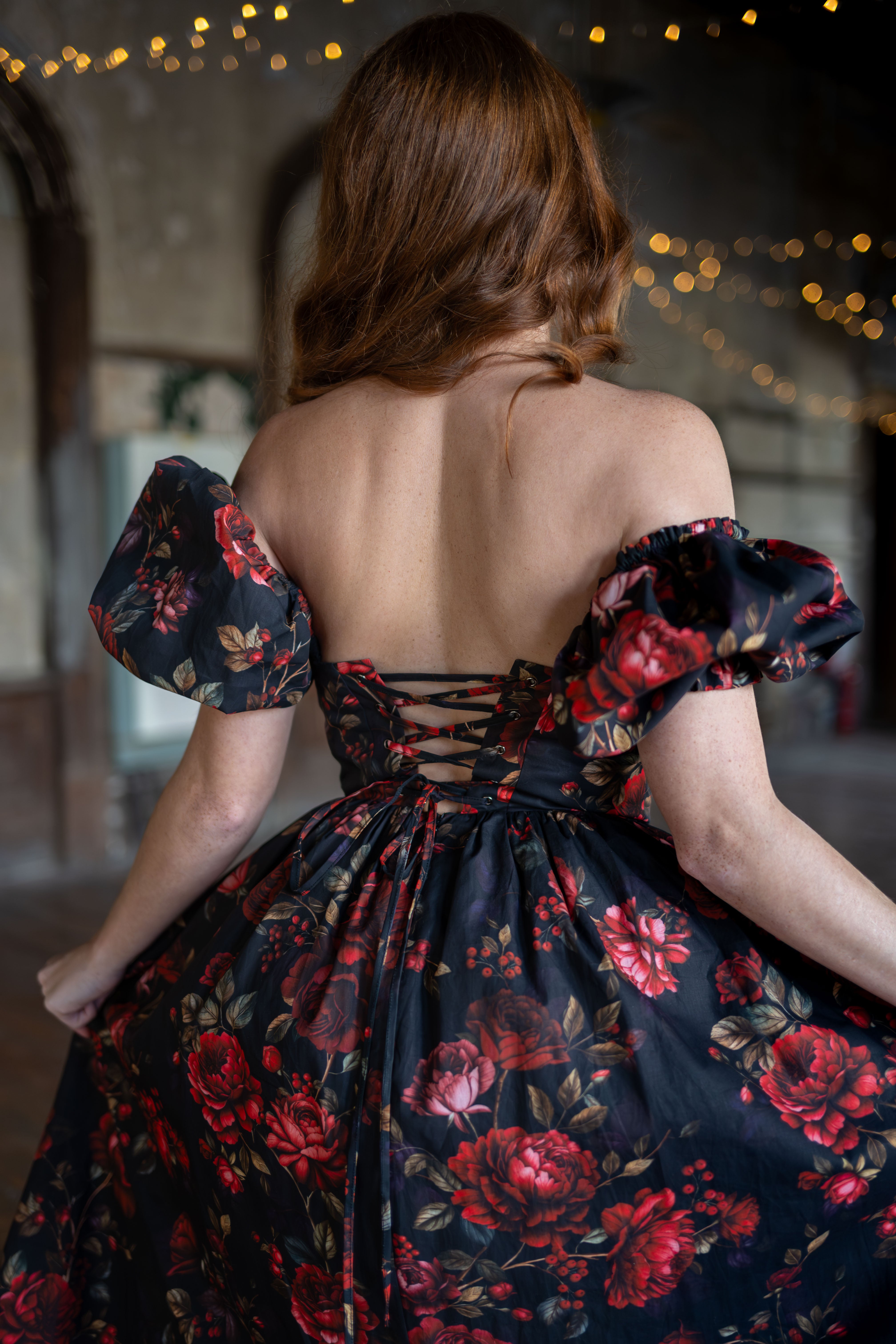 Dark Romance Larkspur Dress