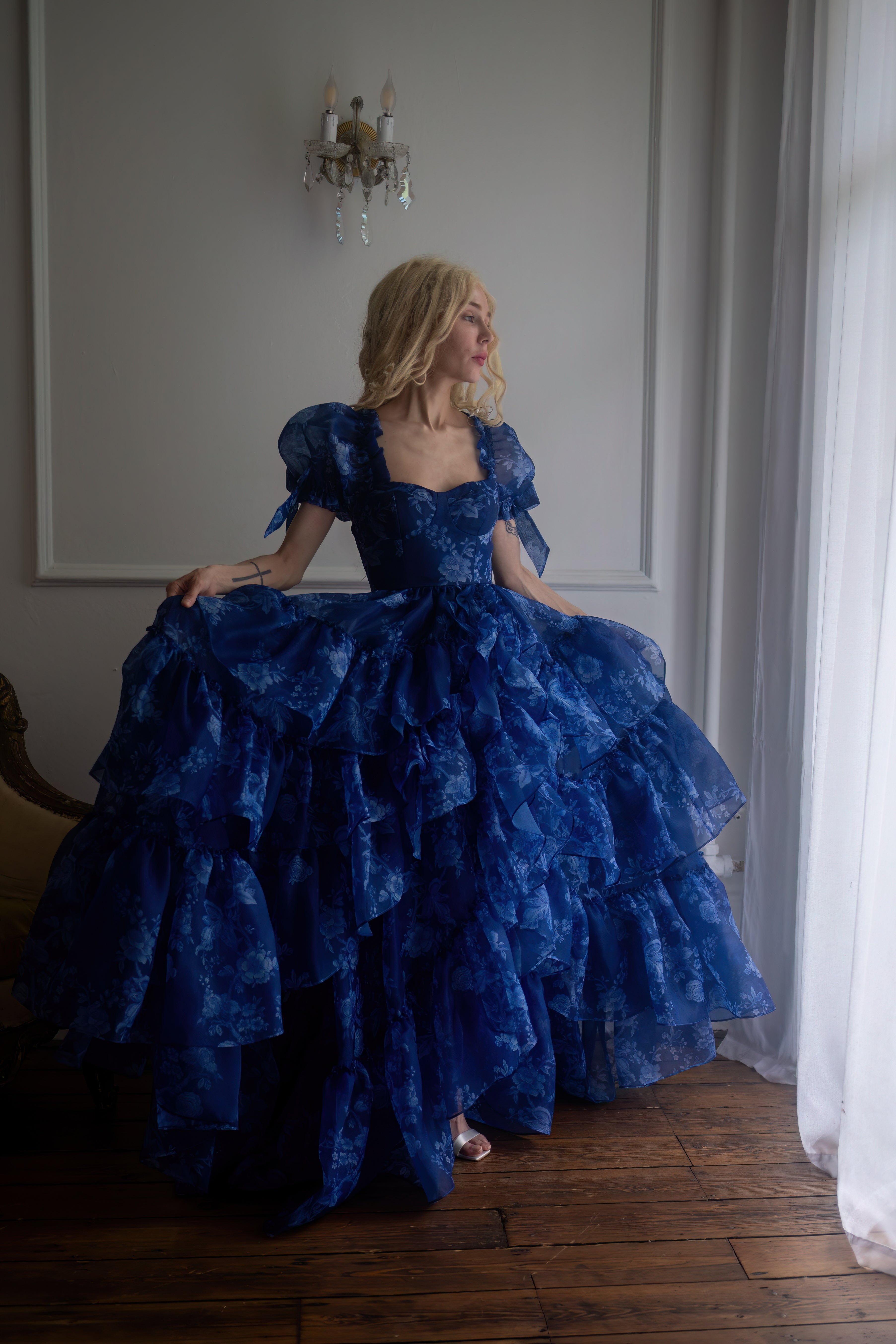 Dresden China Mademoiselle Gown