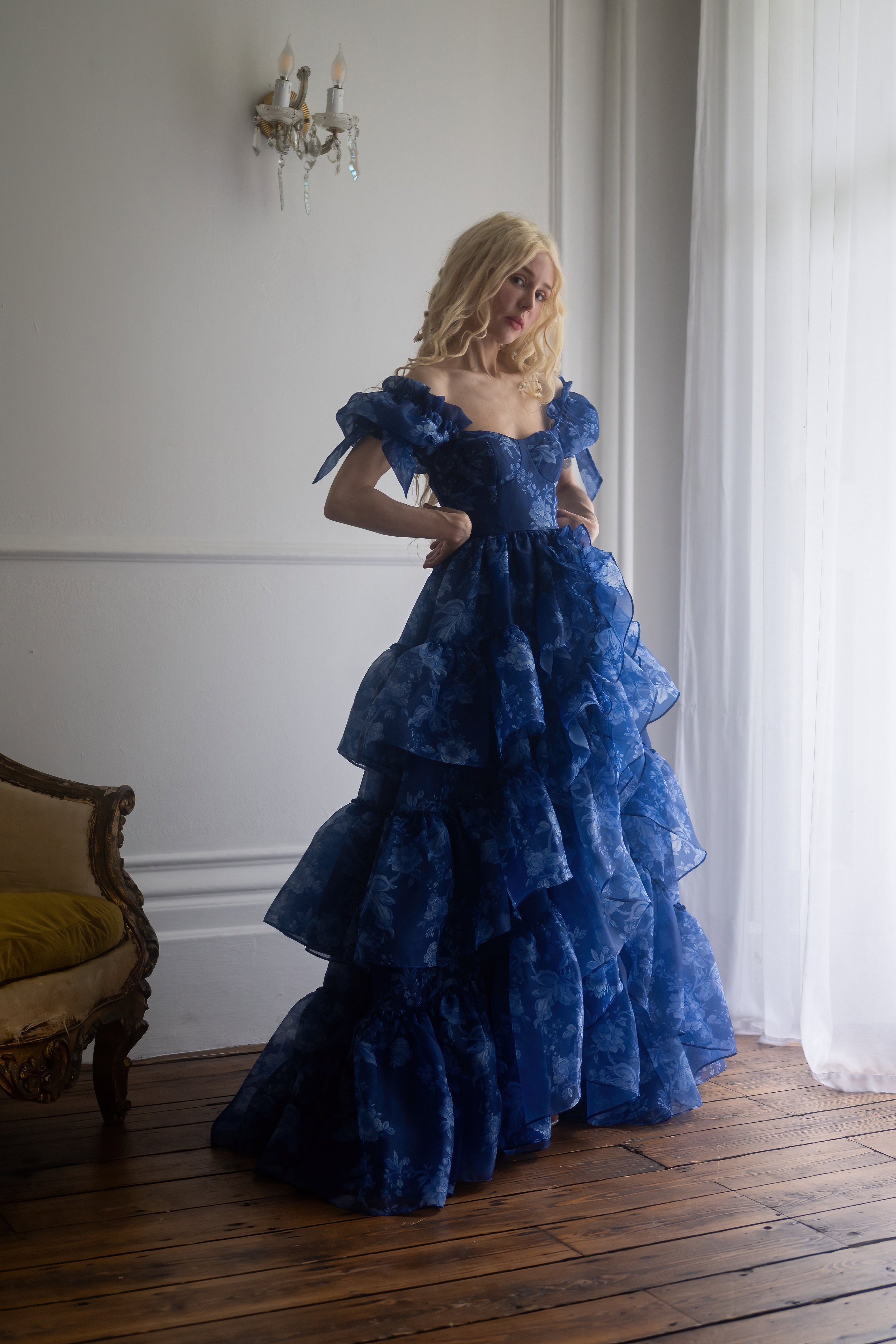 Dresden China Mademoiselle Gown