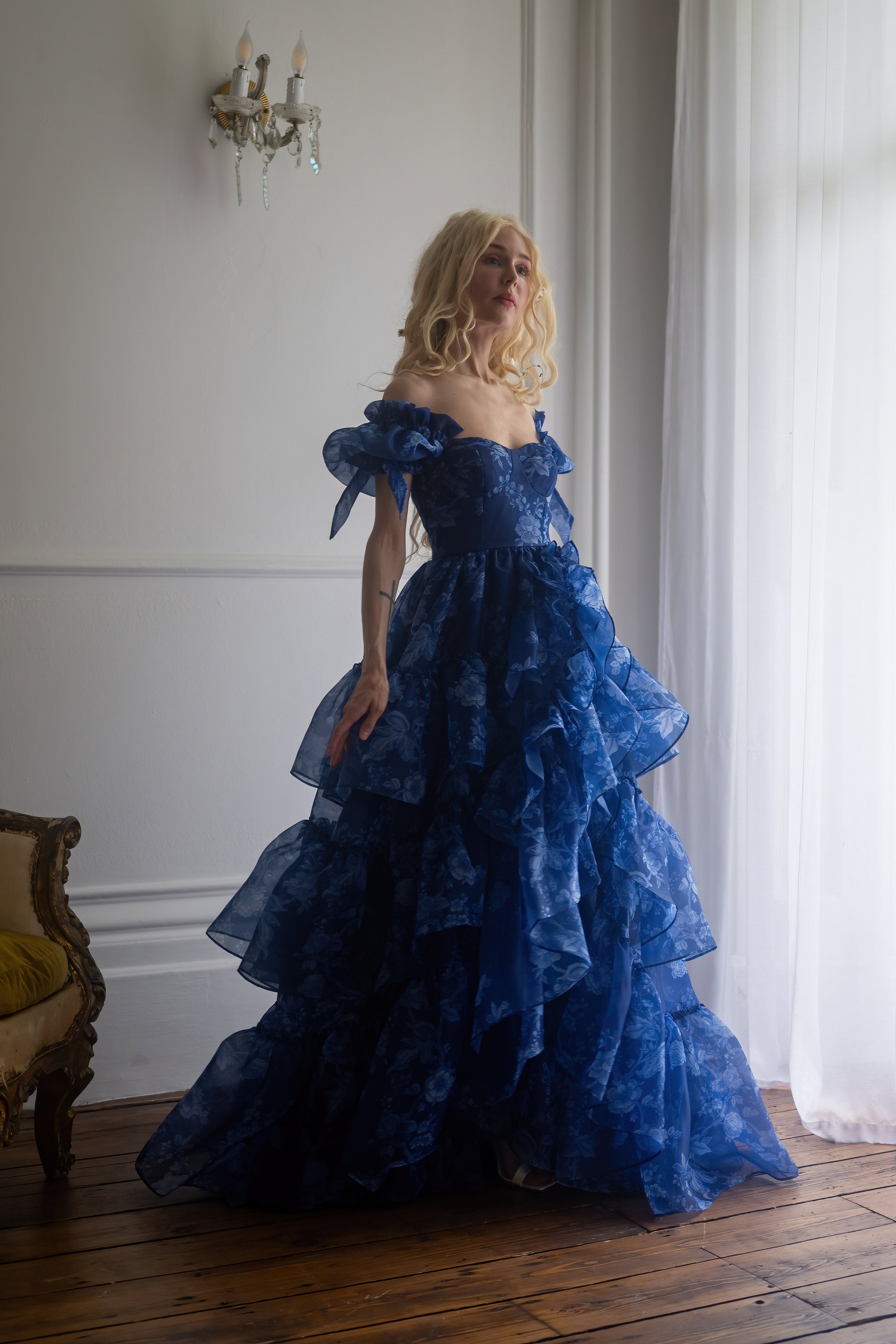 Dresden China Mademoiselle Gown