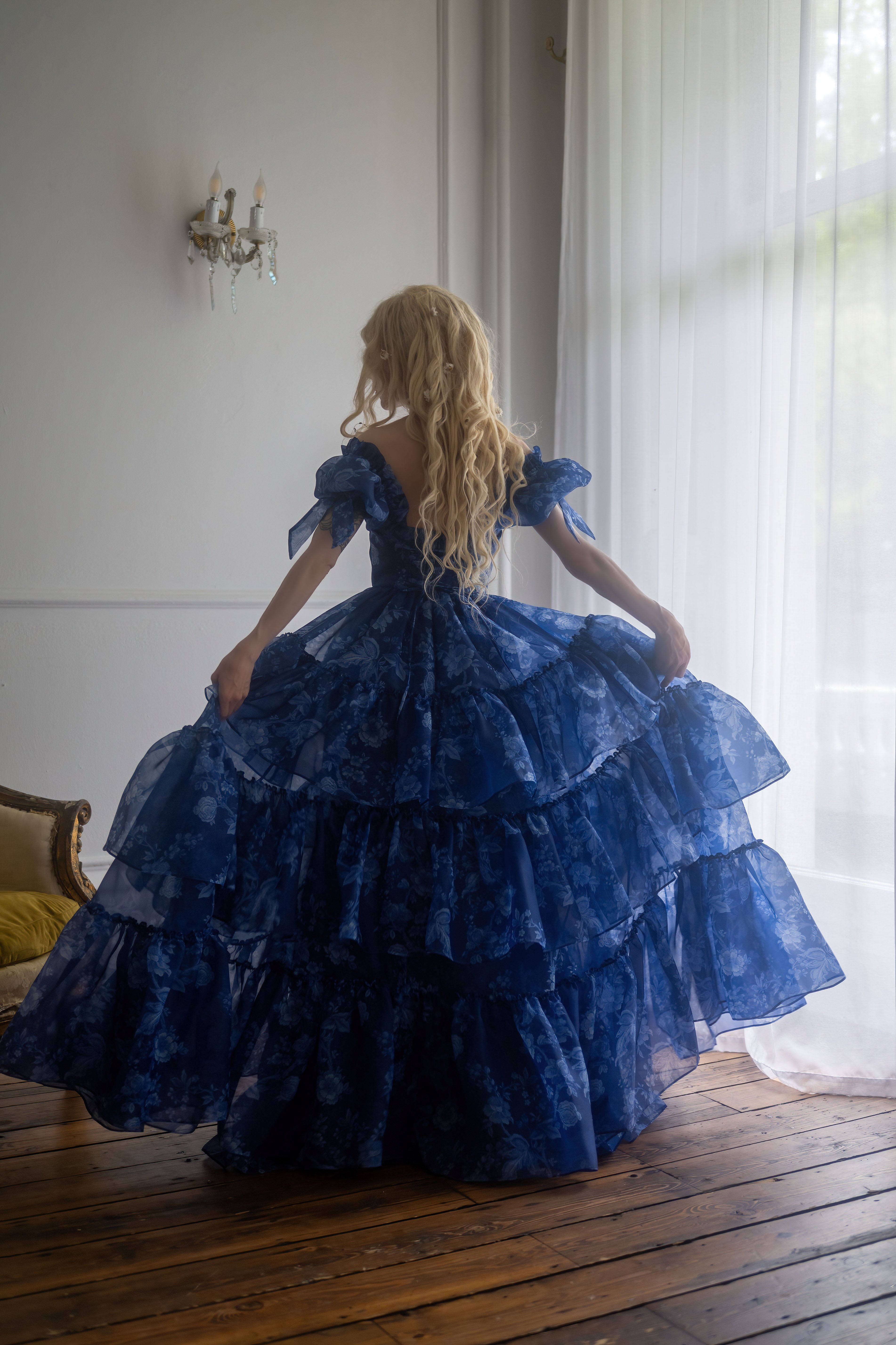 Dresden China Mademoiselle Gown