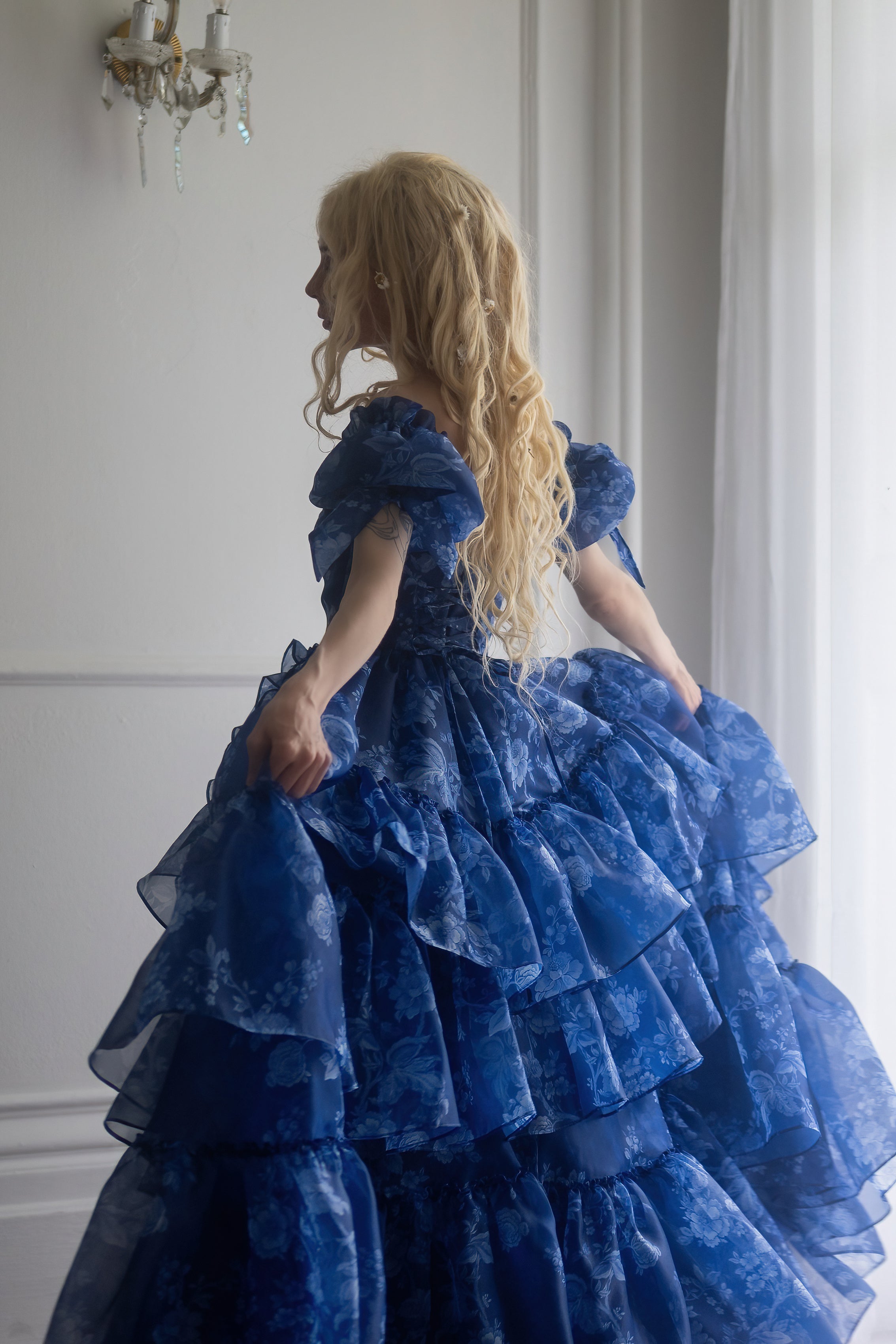 Dresden China Mademoiselle Gown