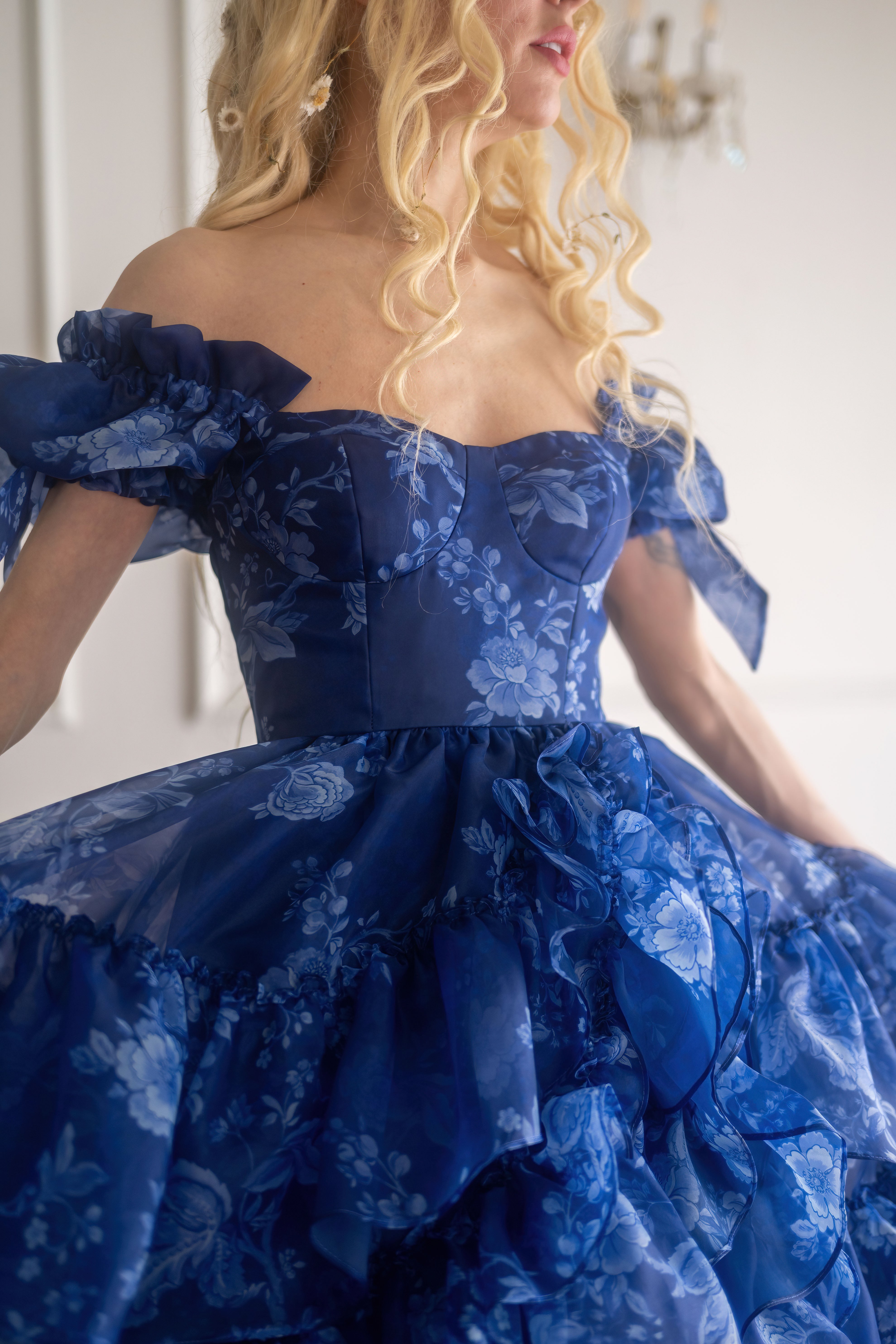 Dresden China Mademoiselle Gown