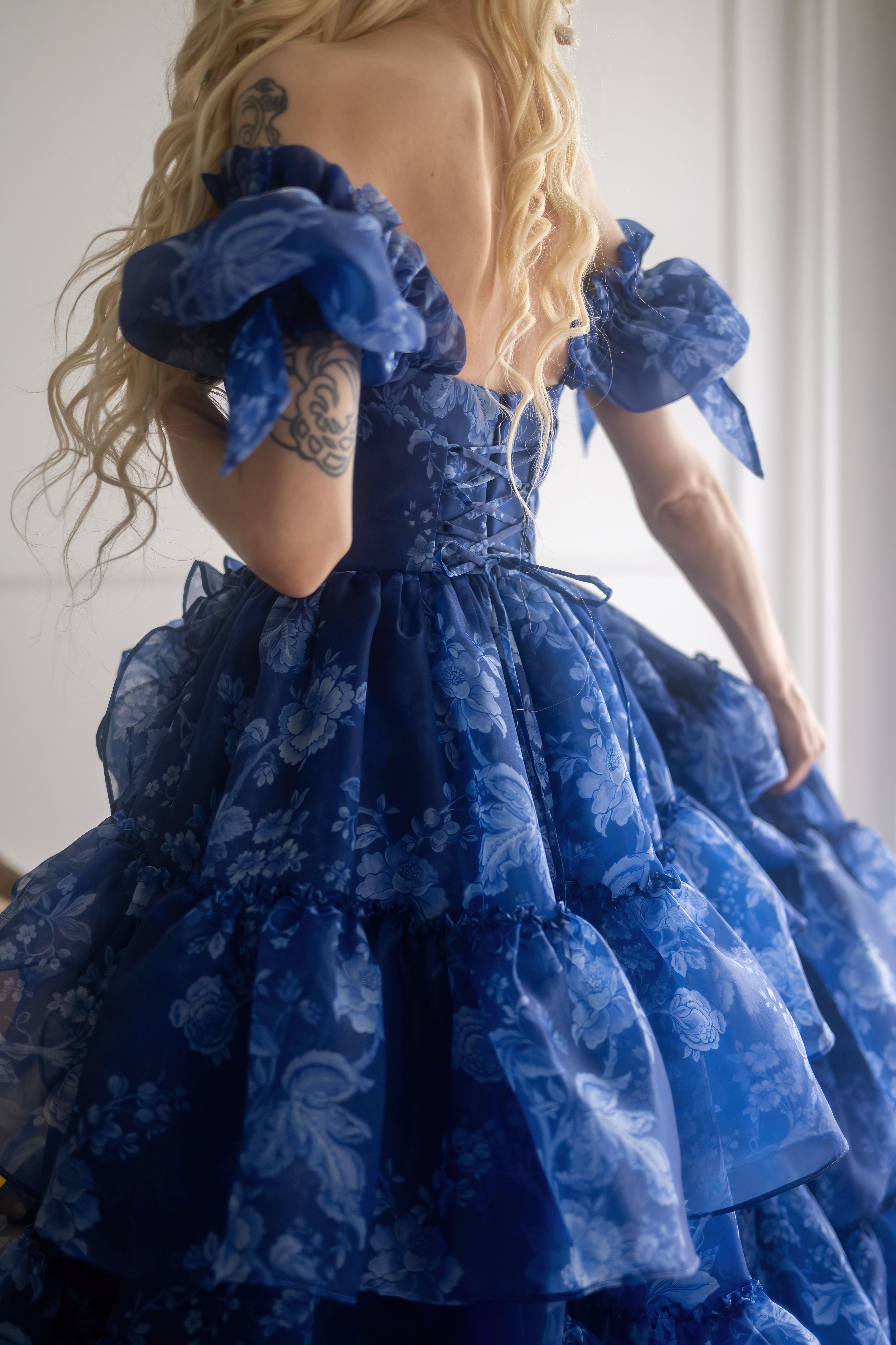 Dresden China Mademoiselle Gown