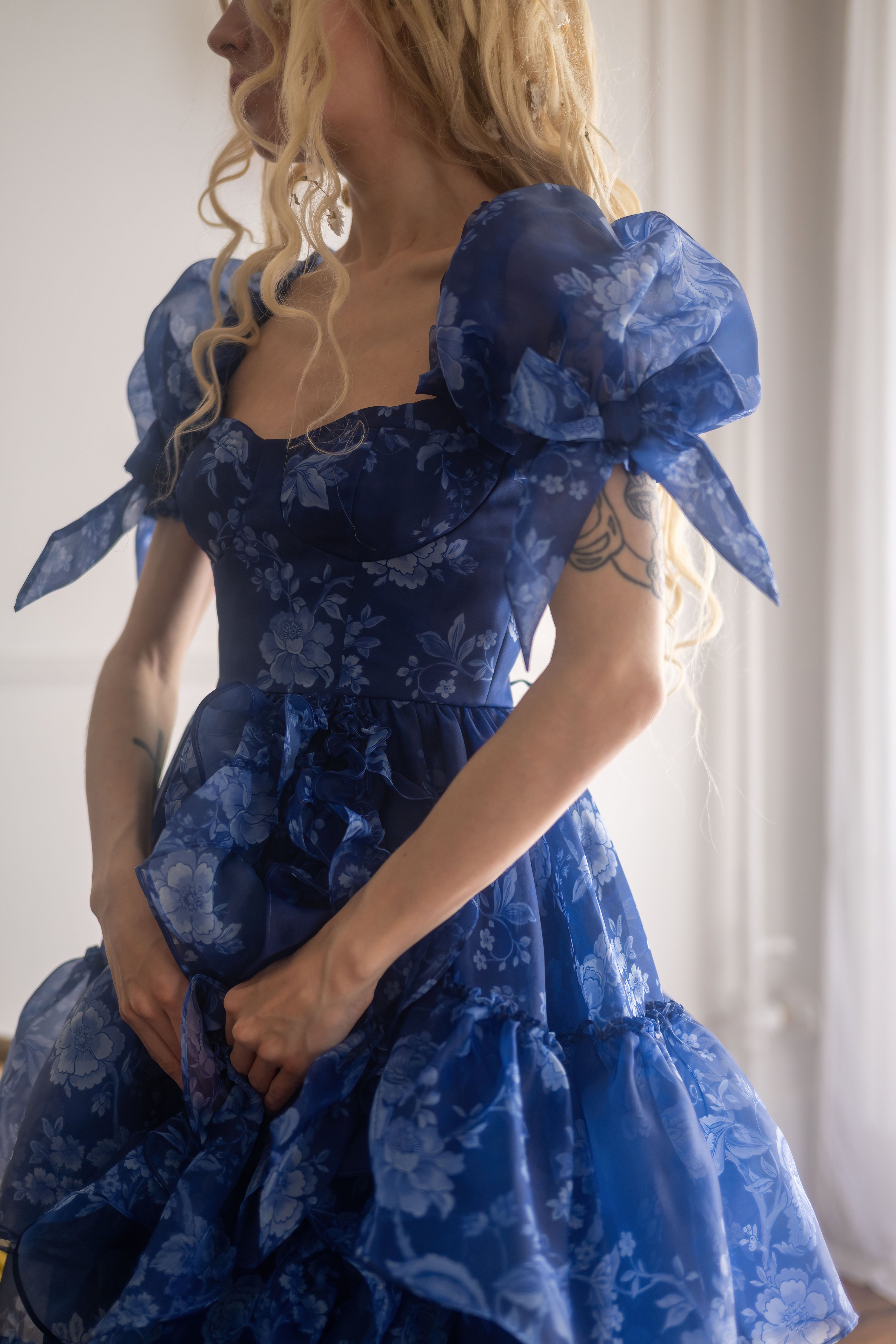 Dresden China Mademoiselle Gown