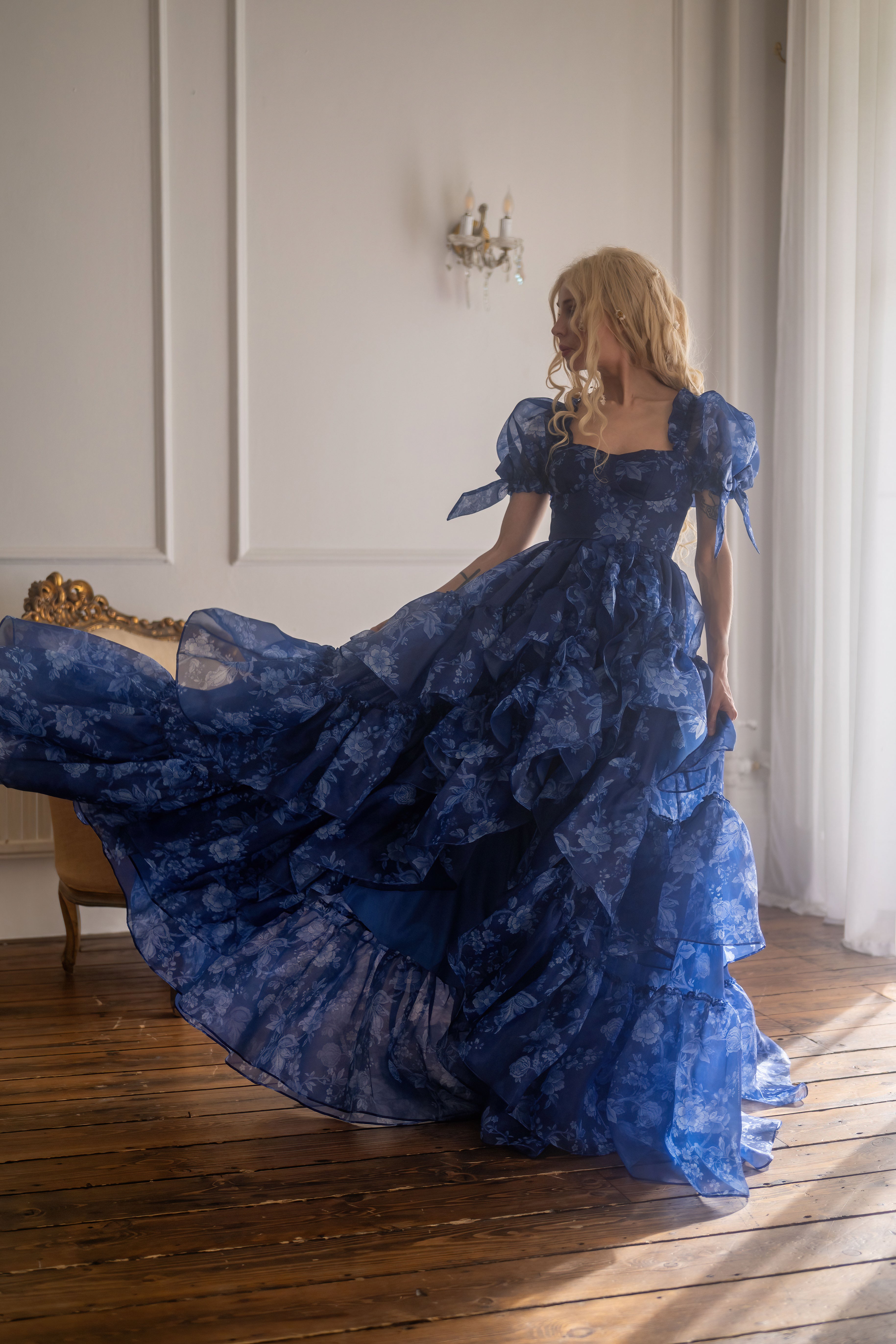 Dresden China Mademoiselle Gown