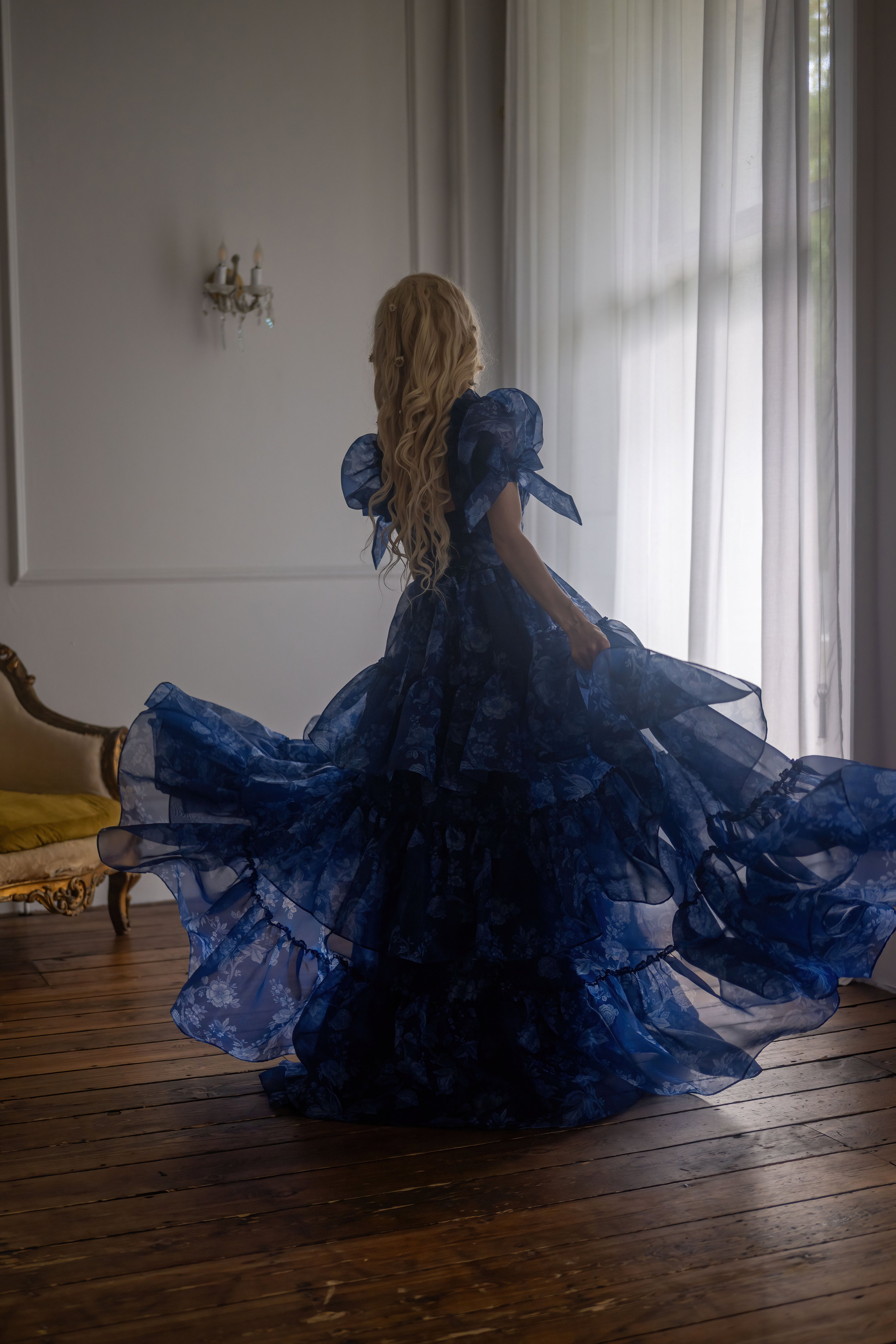 Dresden China Mademoiselle Gown