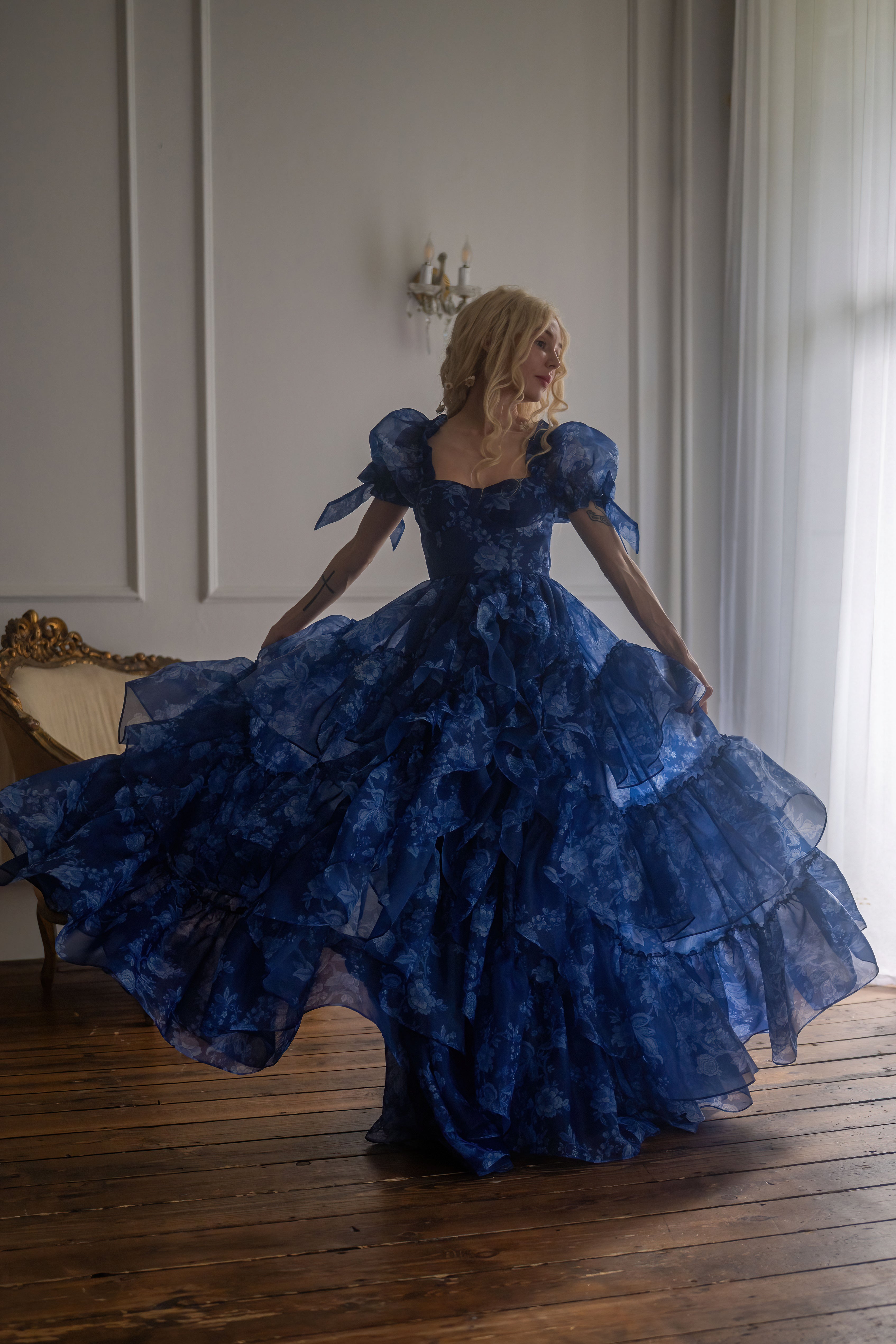 Dresden China Mademoiselle Gown