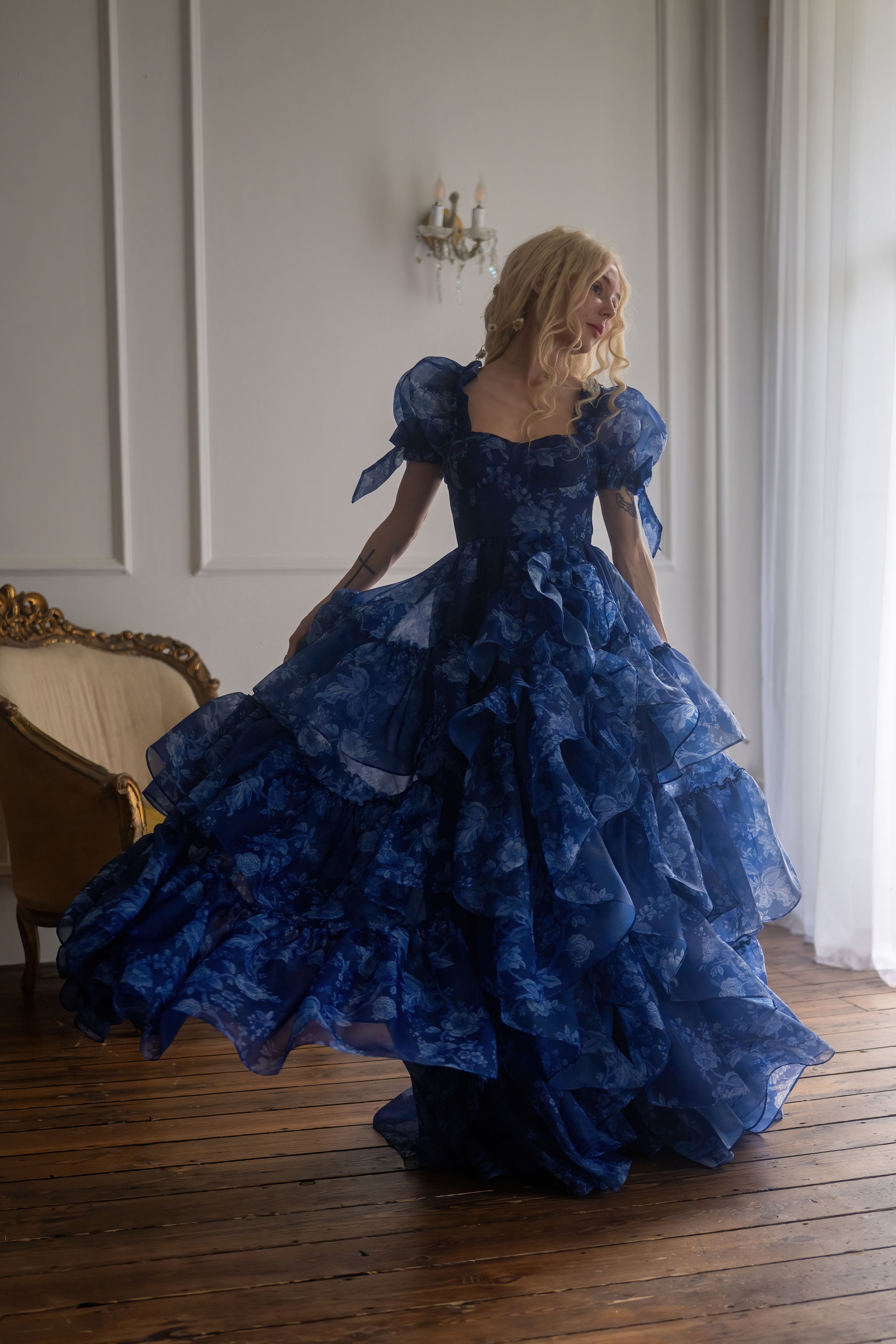 Dresden China Mademoiselle Gown