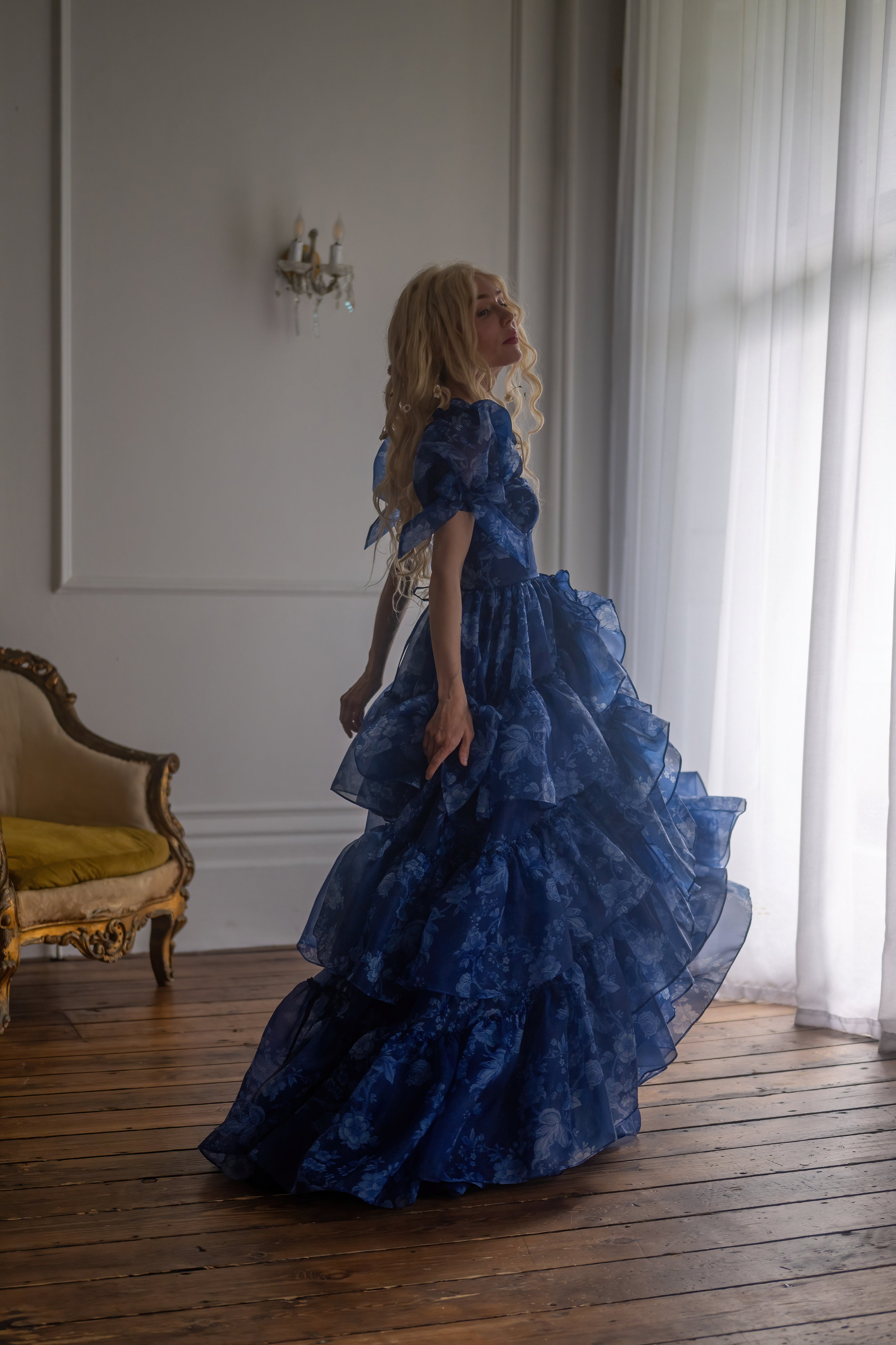 Dresden China Mademoiselle Gown