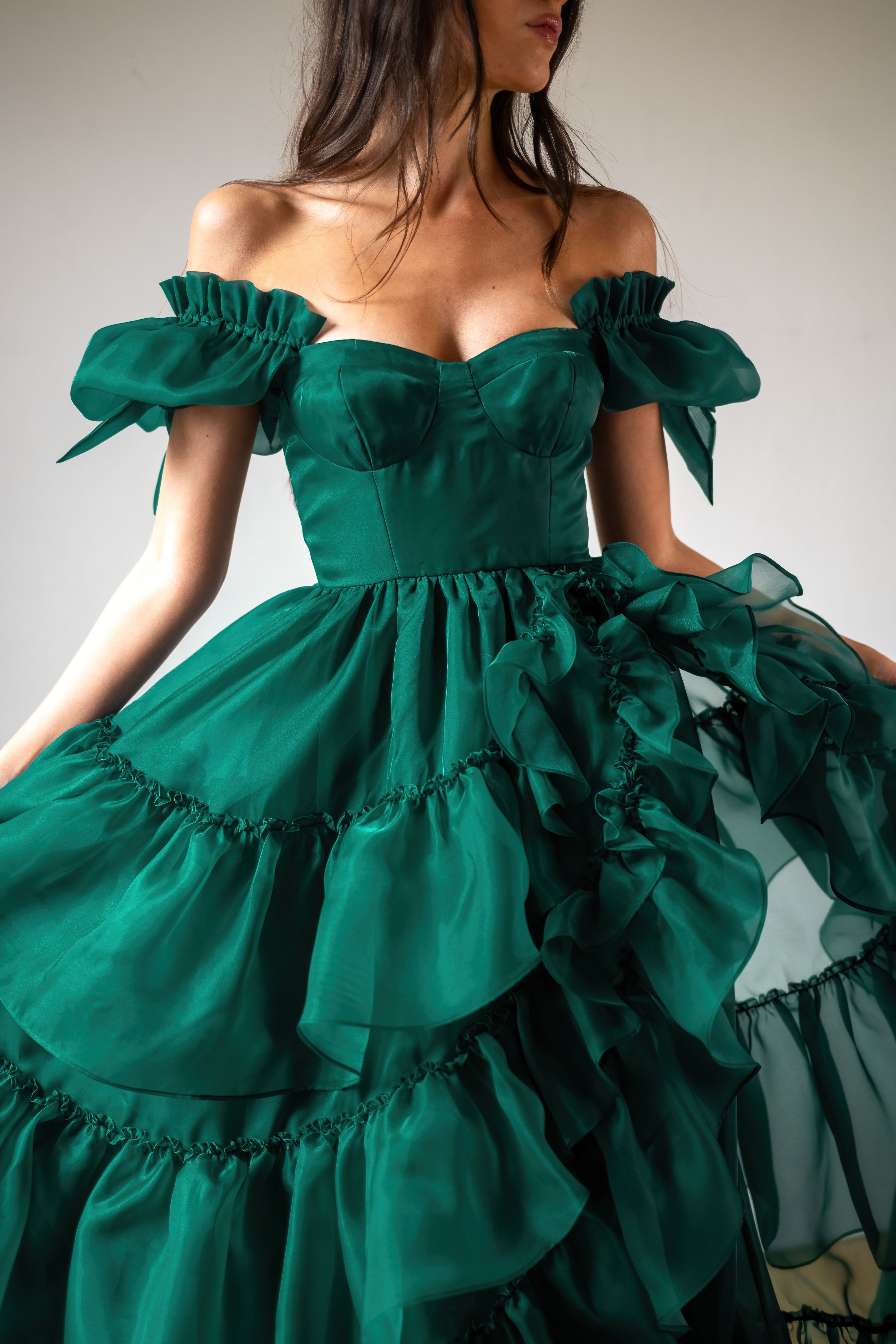 Elven Forest Mademoiselle Gown