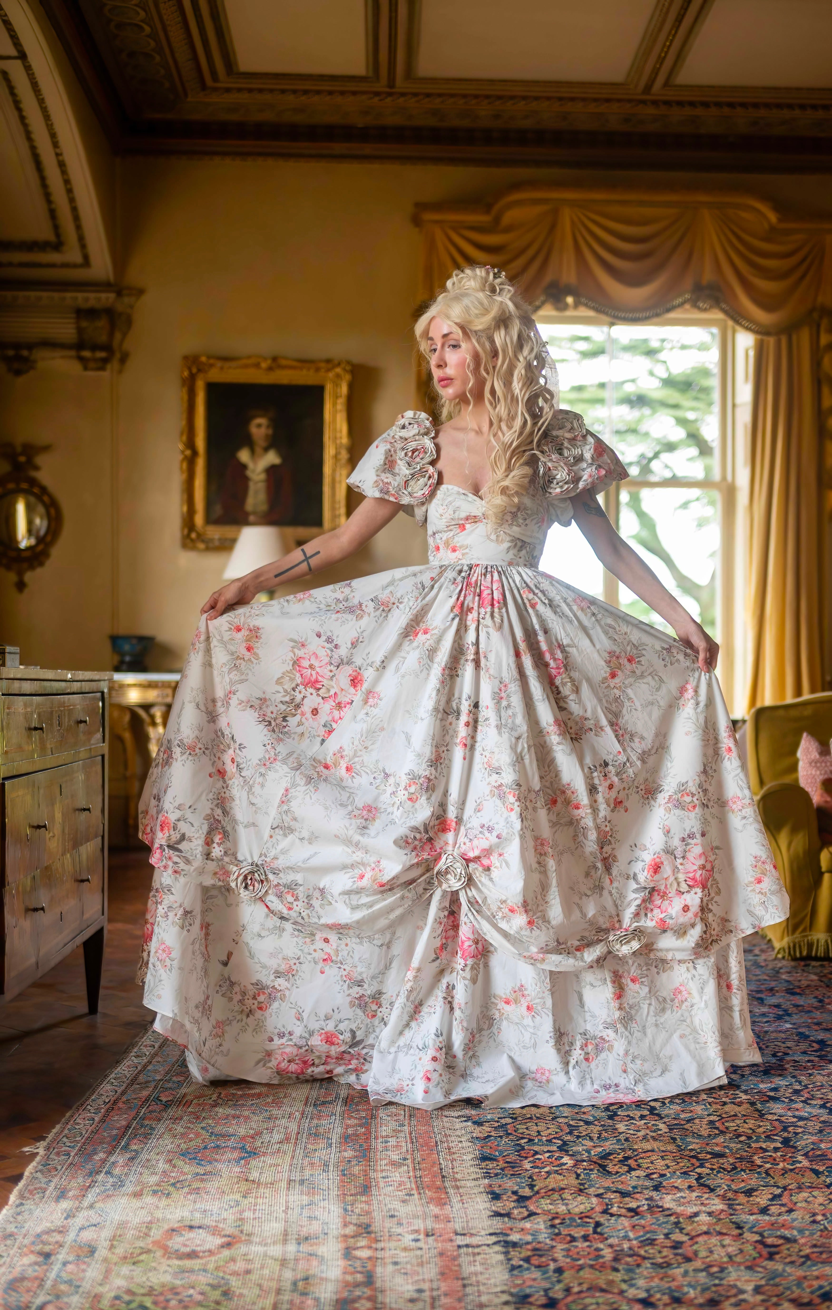 English Lady Ballroom Gown