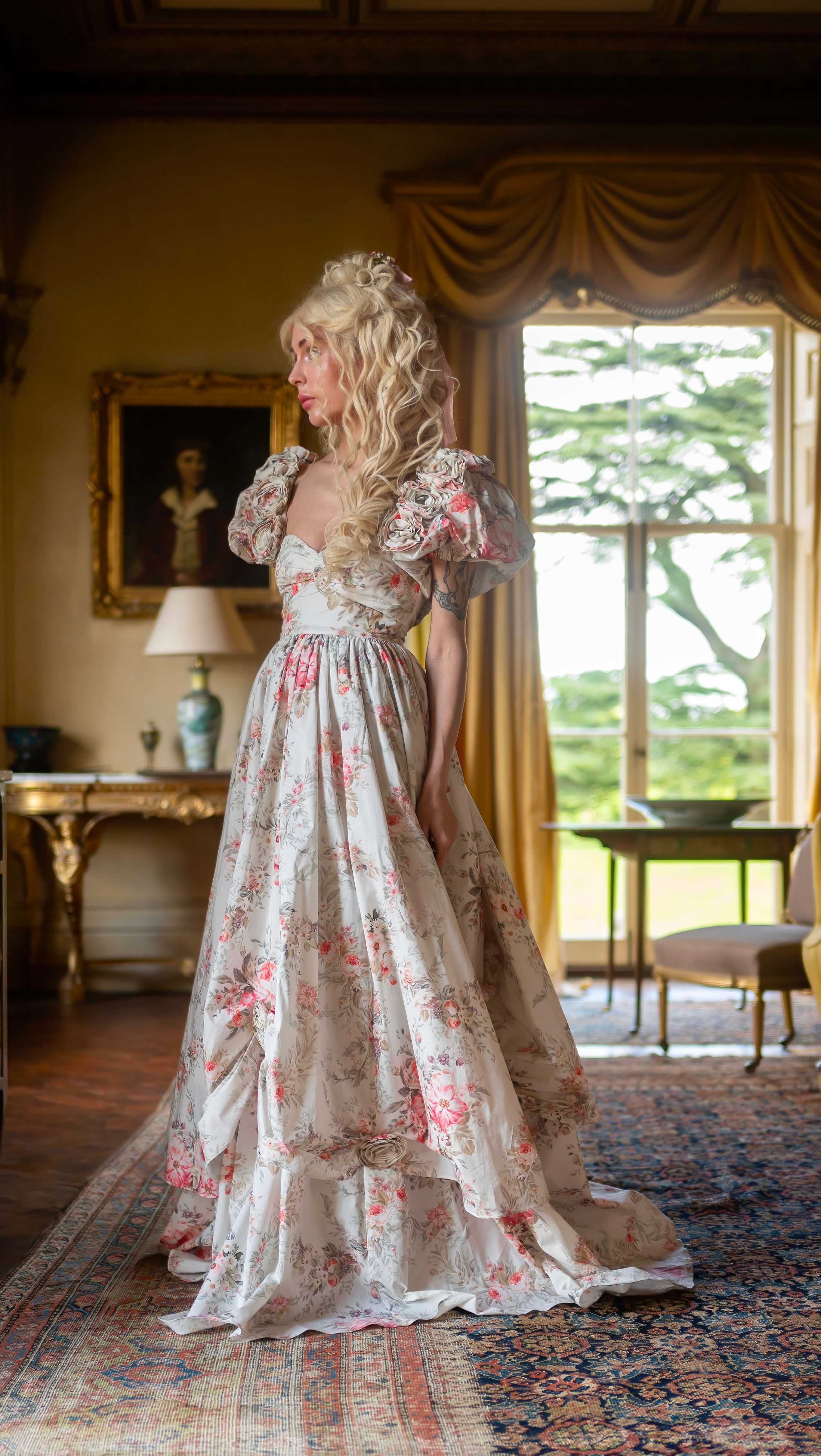 English Lady Ballroom Gown