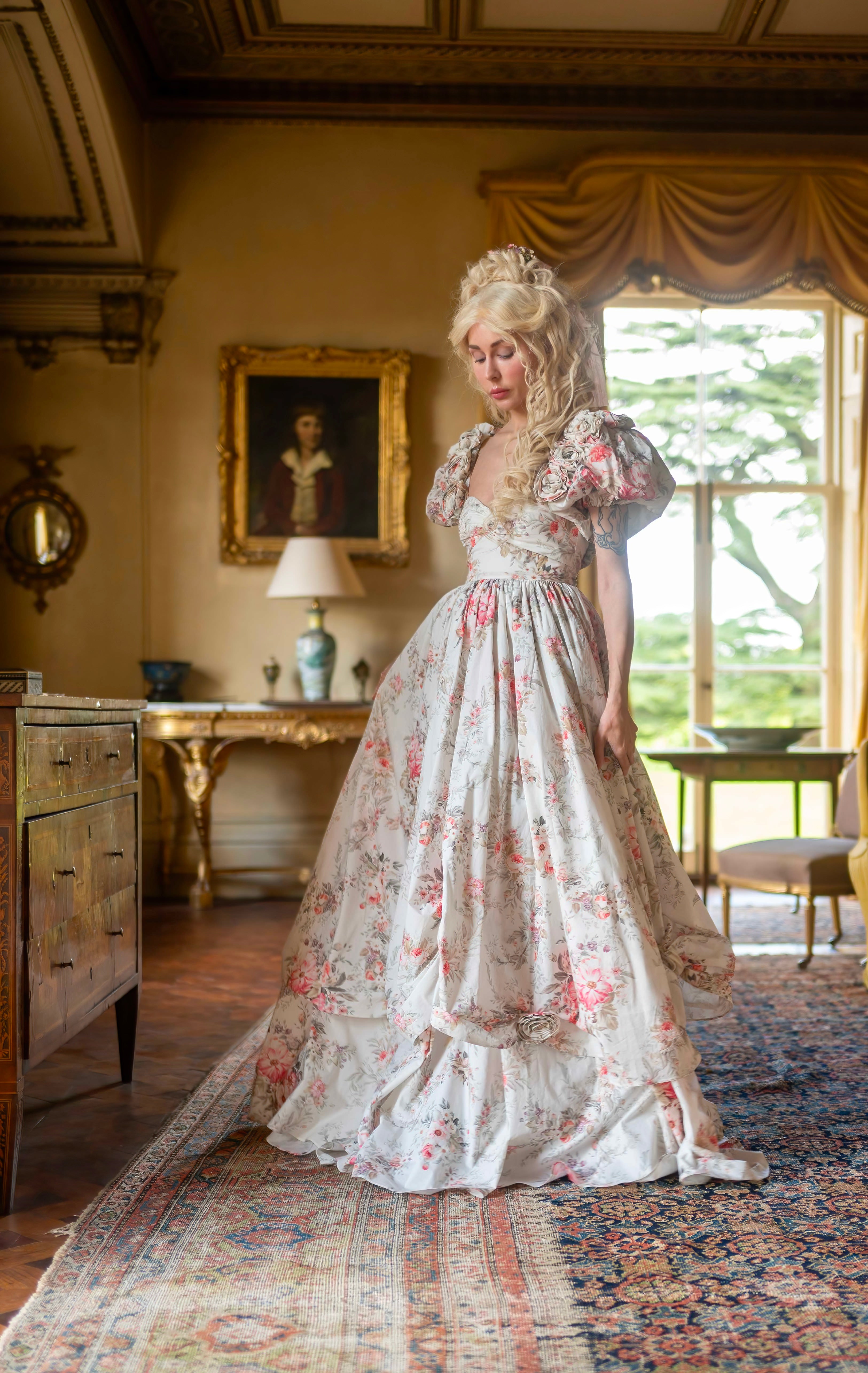 English Lady Ballroom Gown