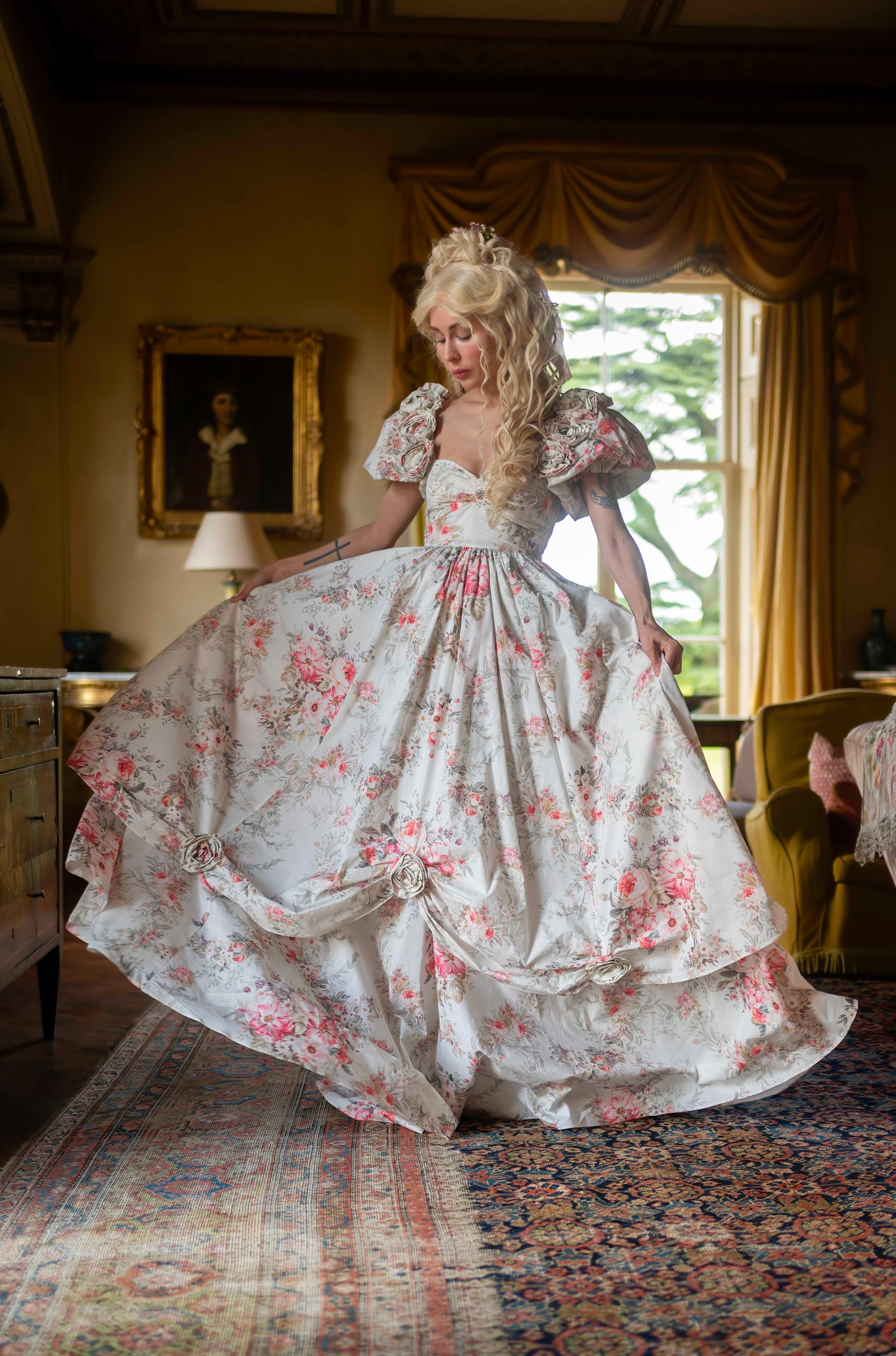 English Lady Ballroom Gown