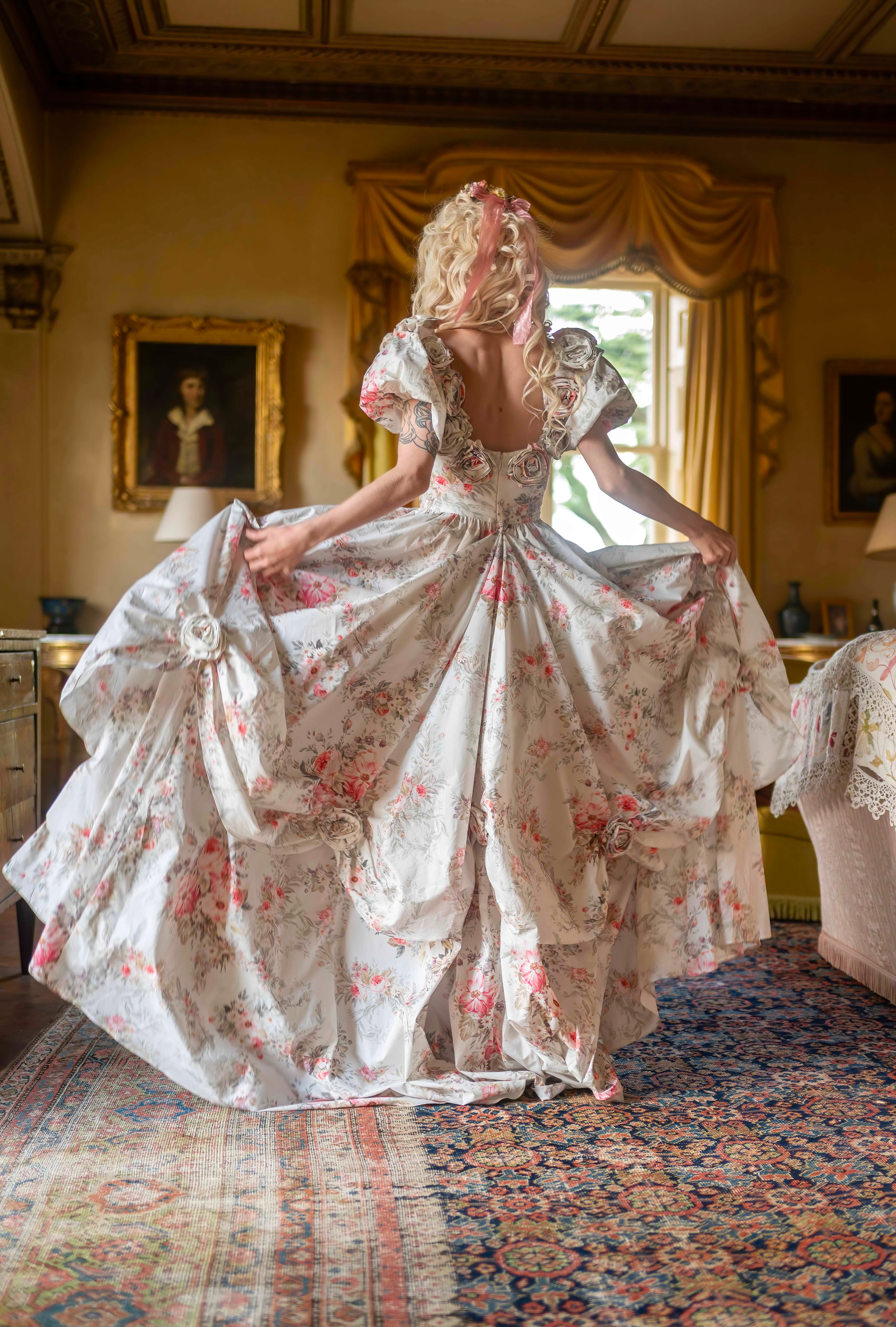 English Lady Ballroom Gown