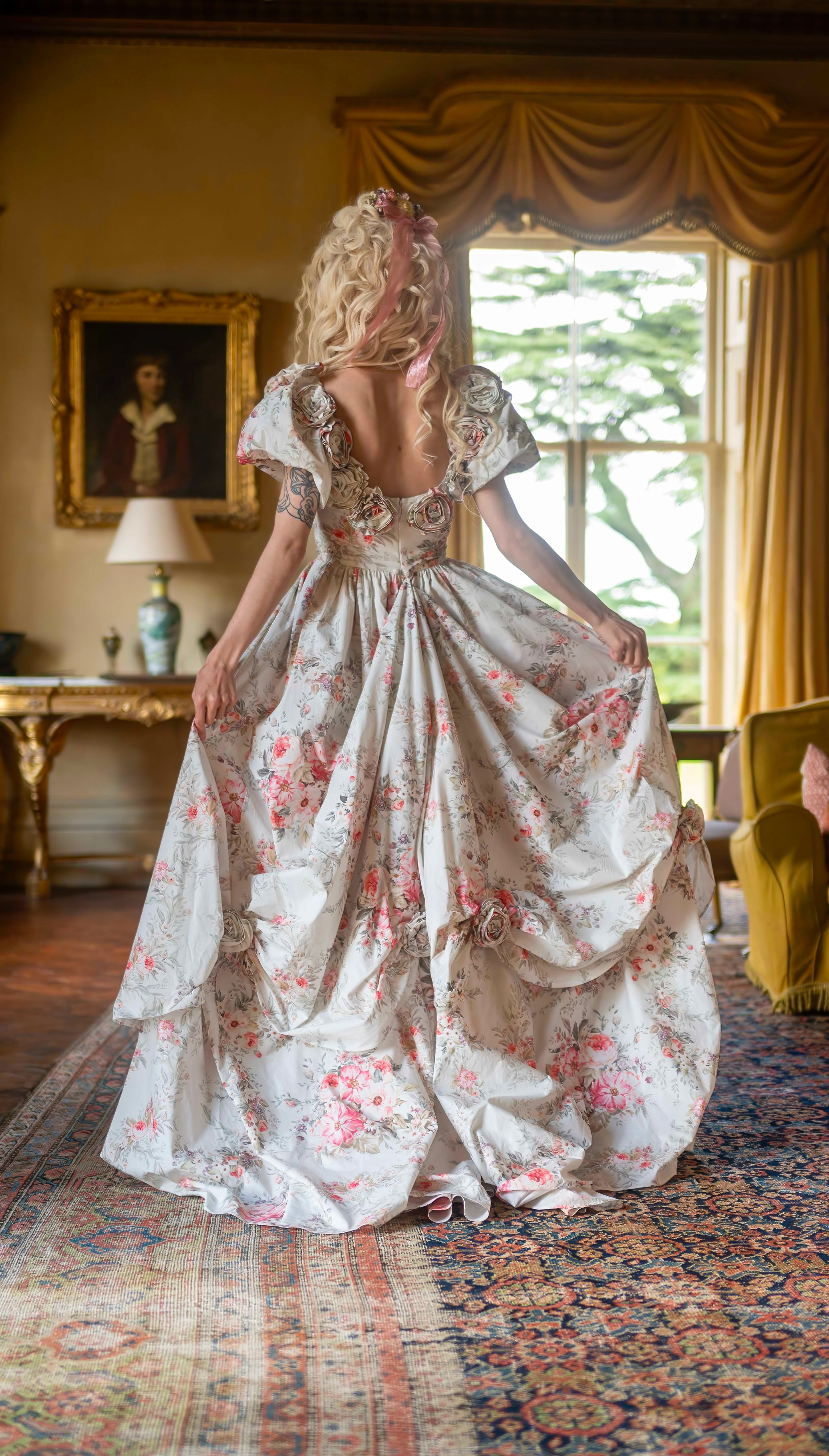 English Lady Ballroom Gown