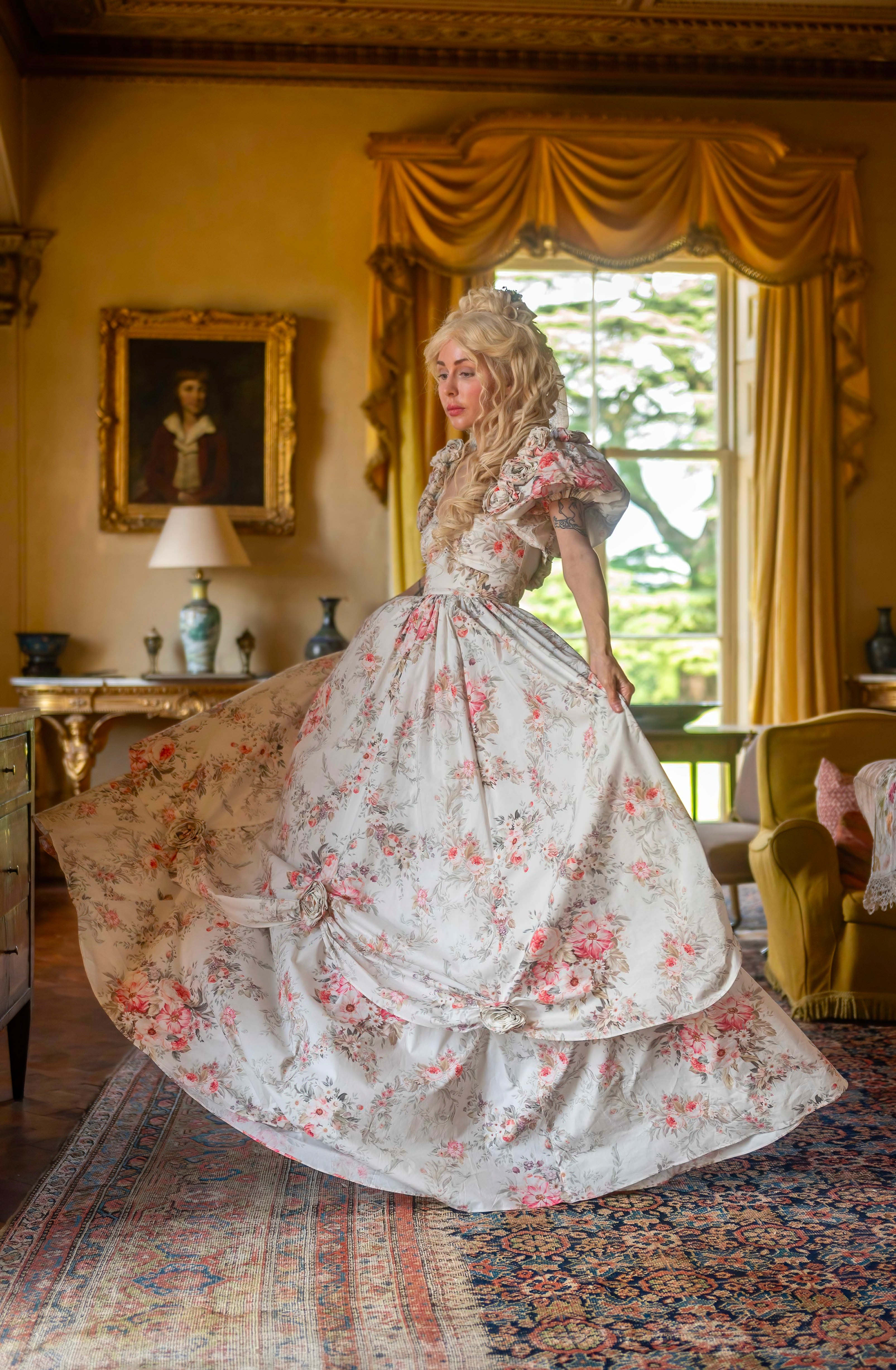 English Lady Ballroom Gown