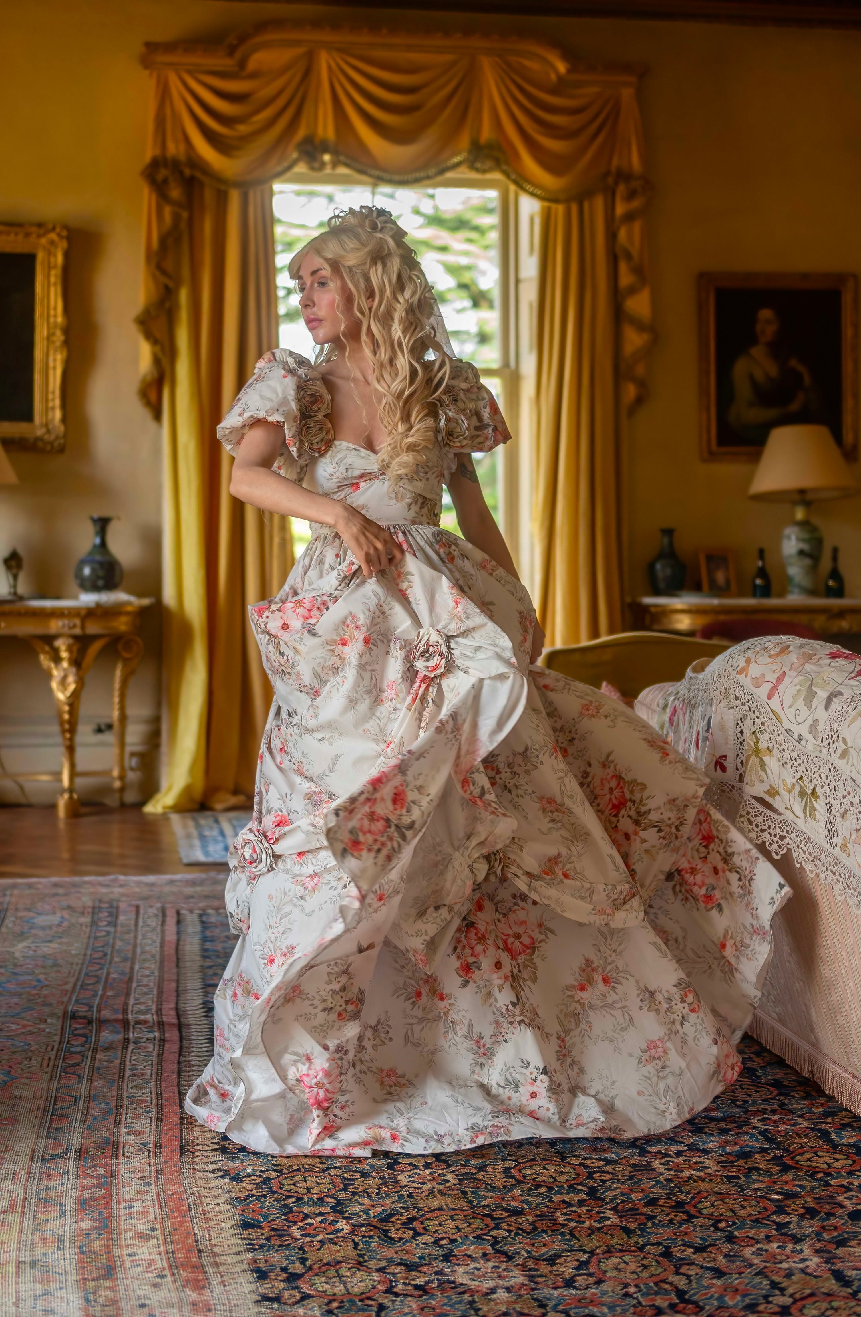 English Lady Ballroom Gown