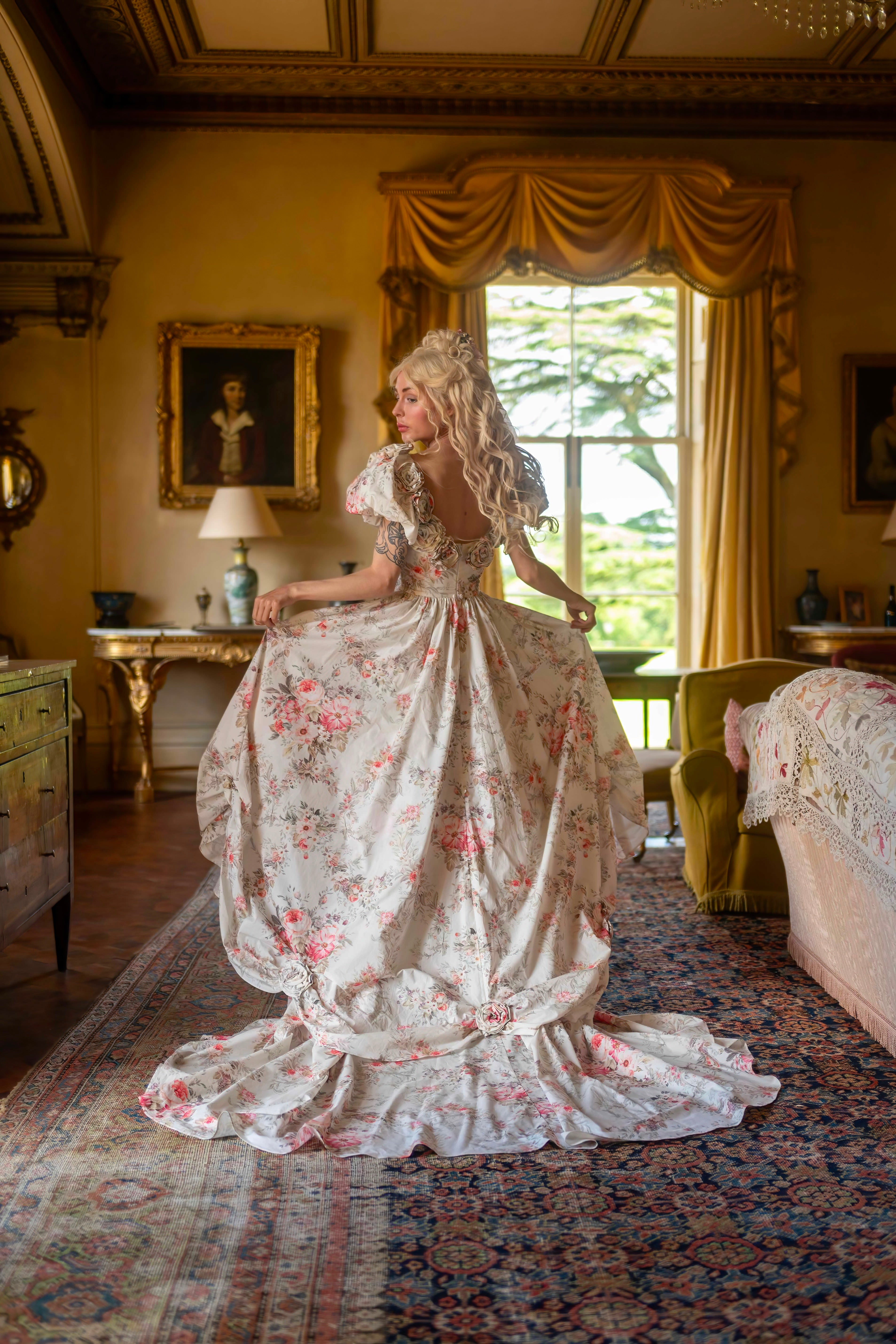 English Lady Ballroom Gown