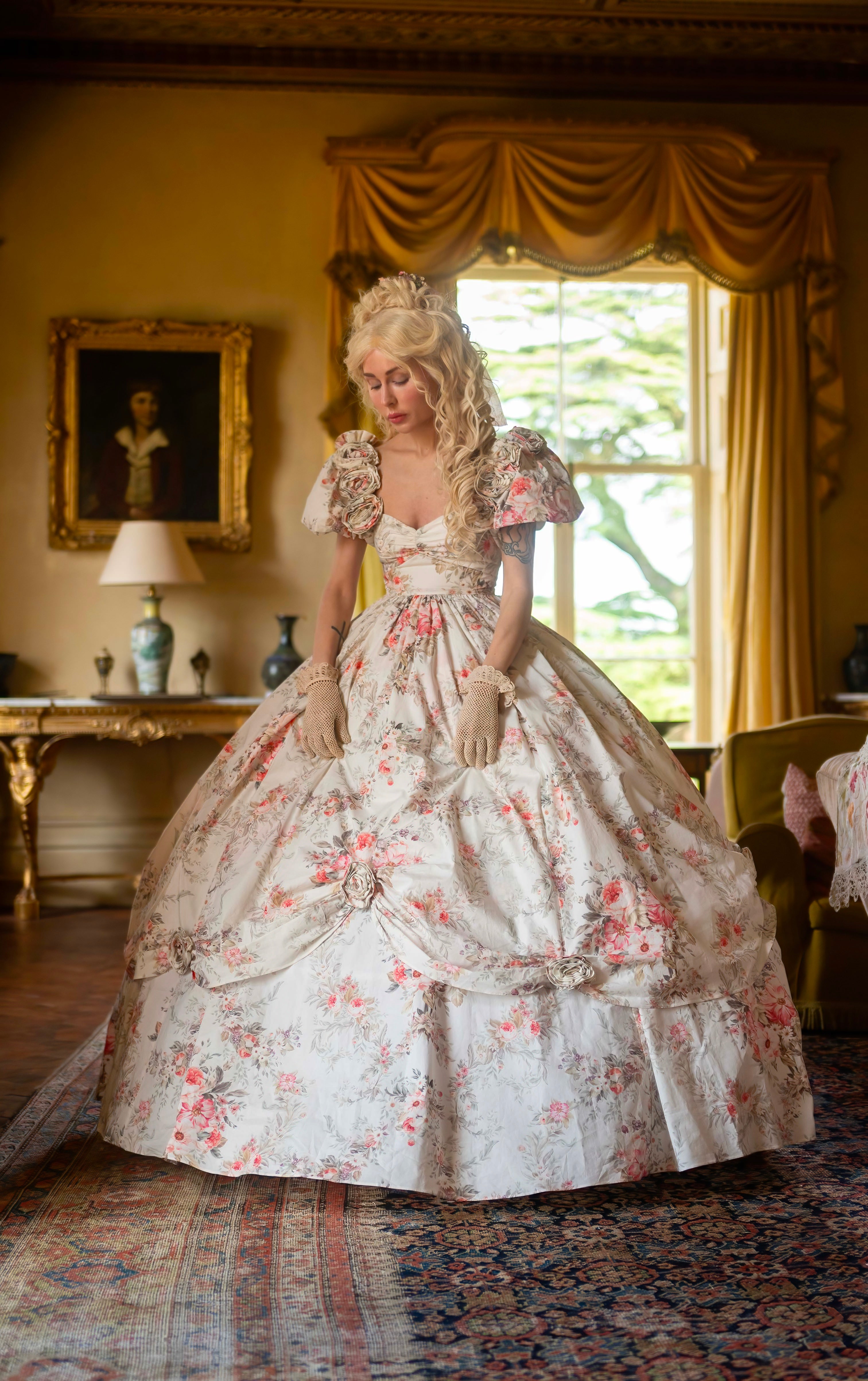 English Lady Ballroom Gown