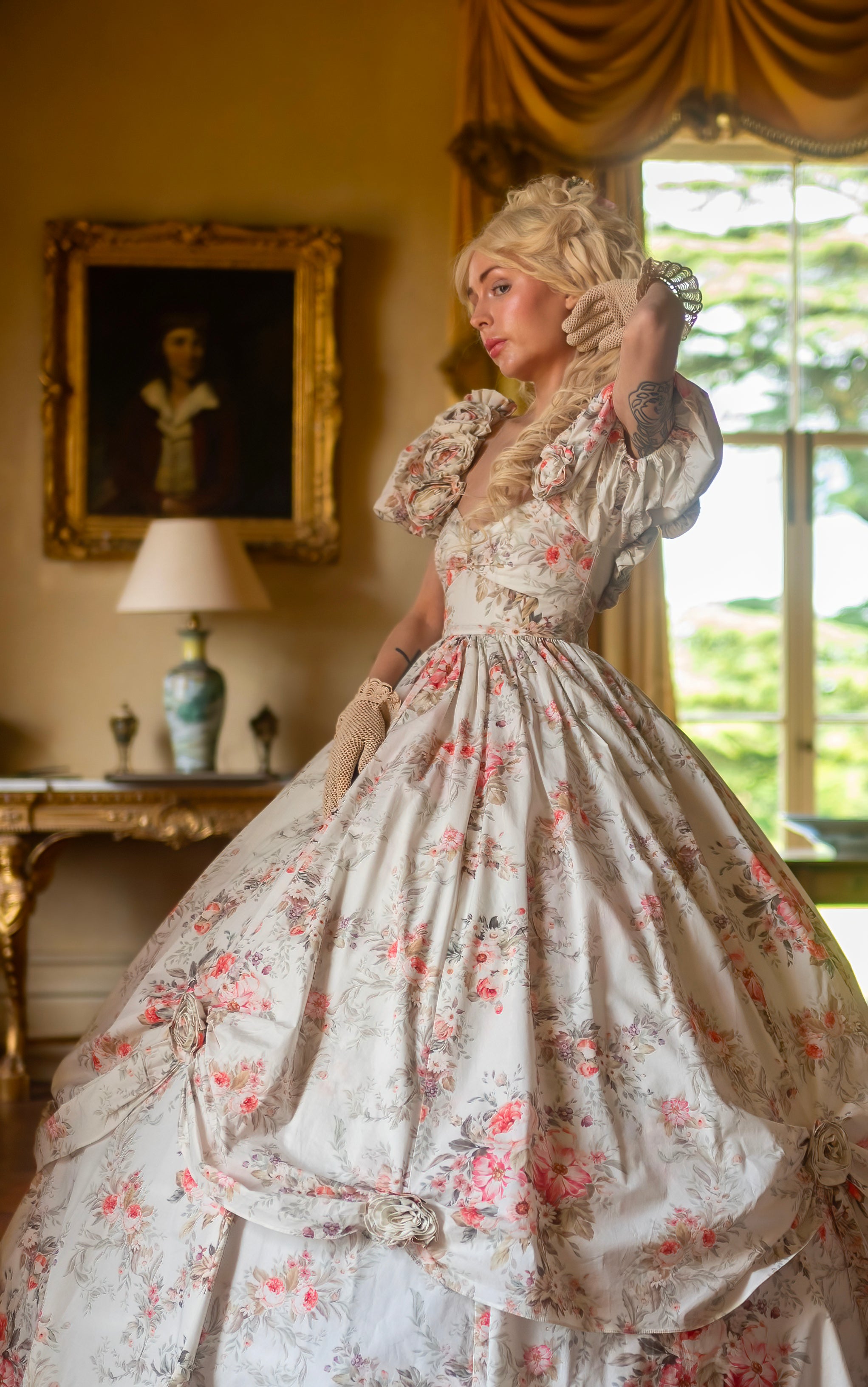 English Lady Ballroom Gown