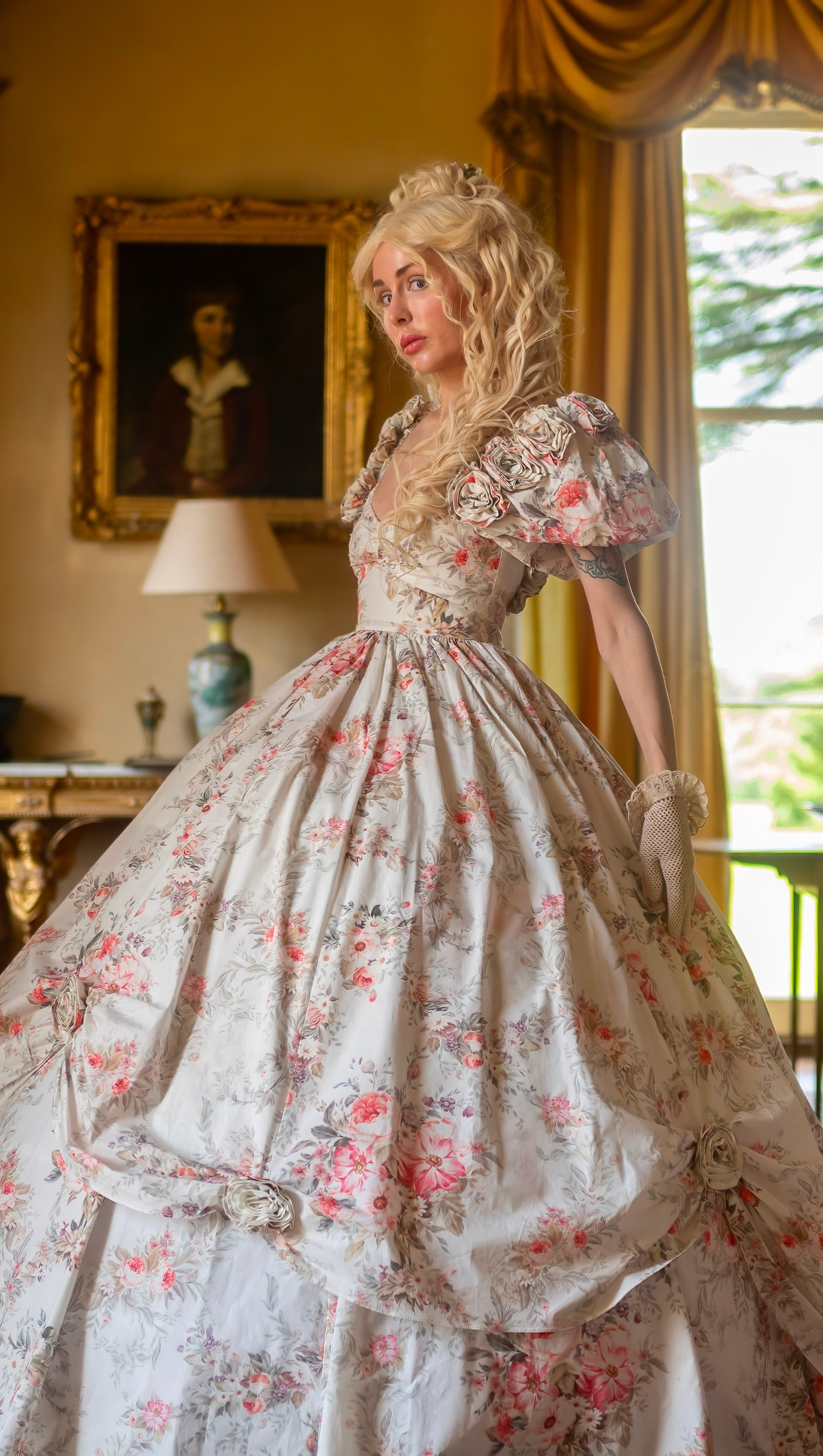 English Lady Ballroom Gown