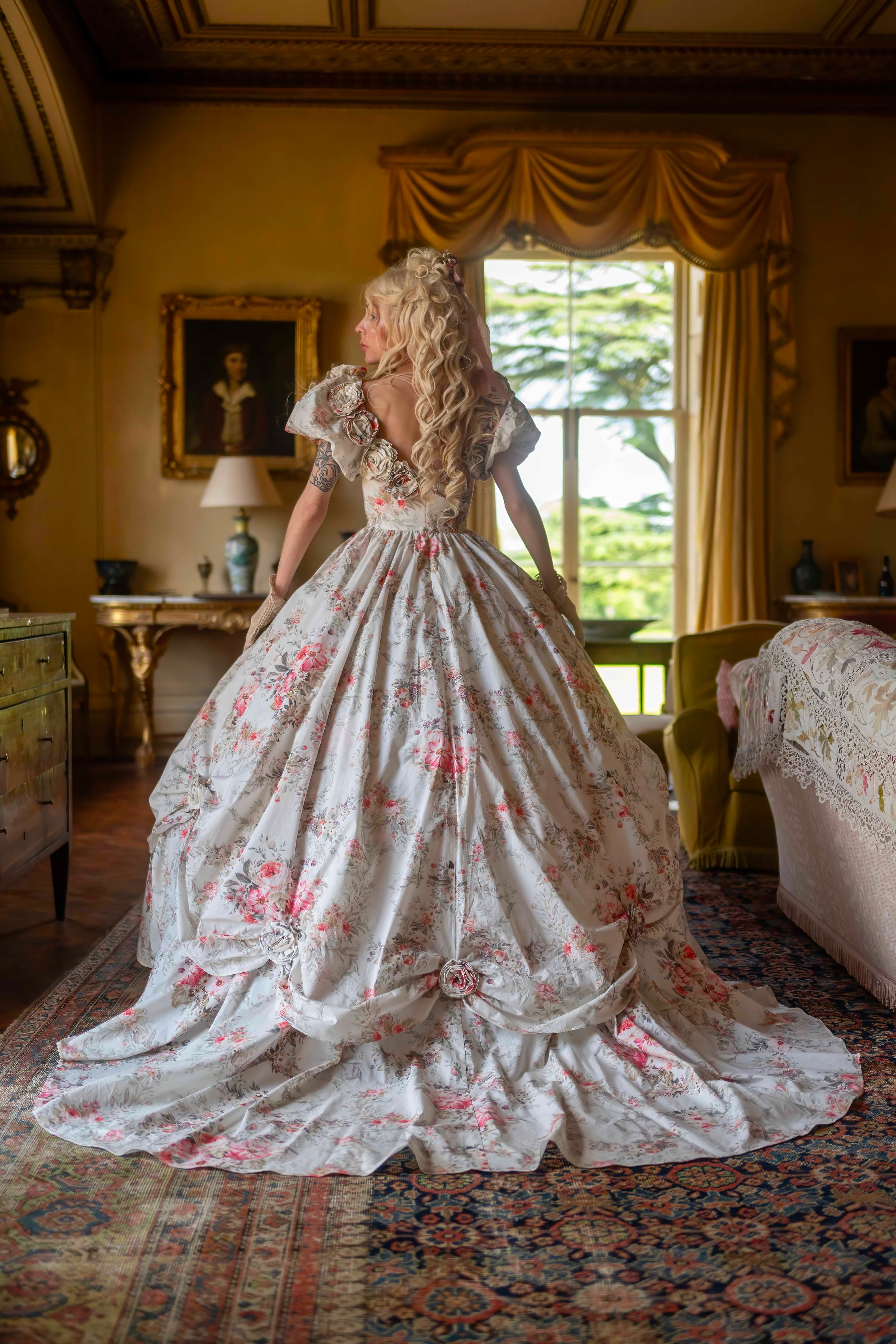 English Lady Ballroom Gown