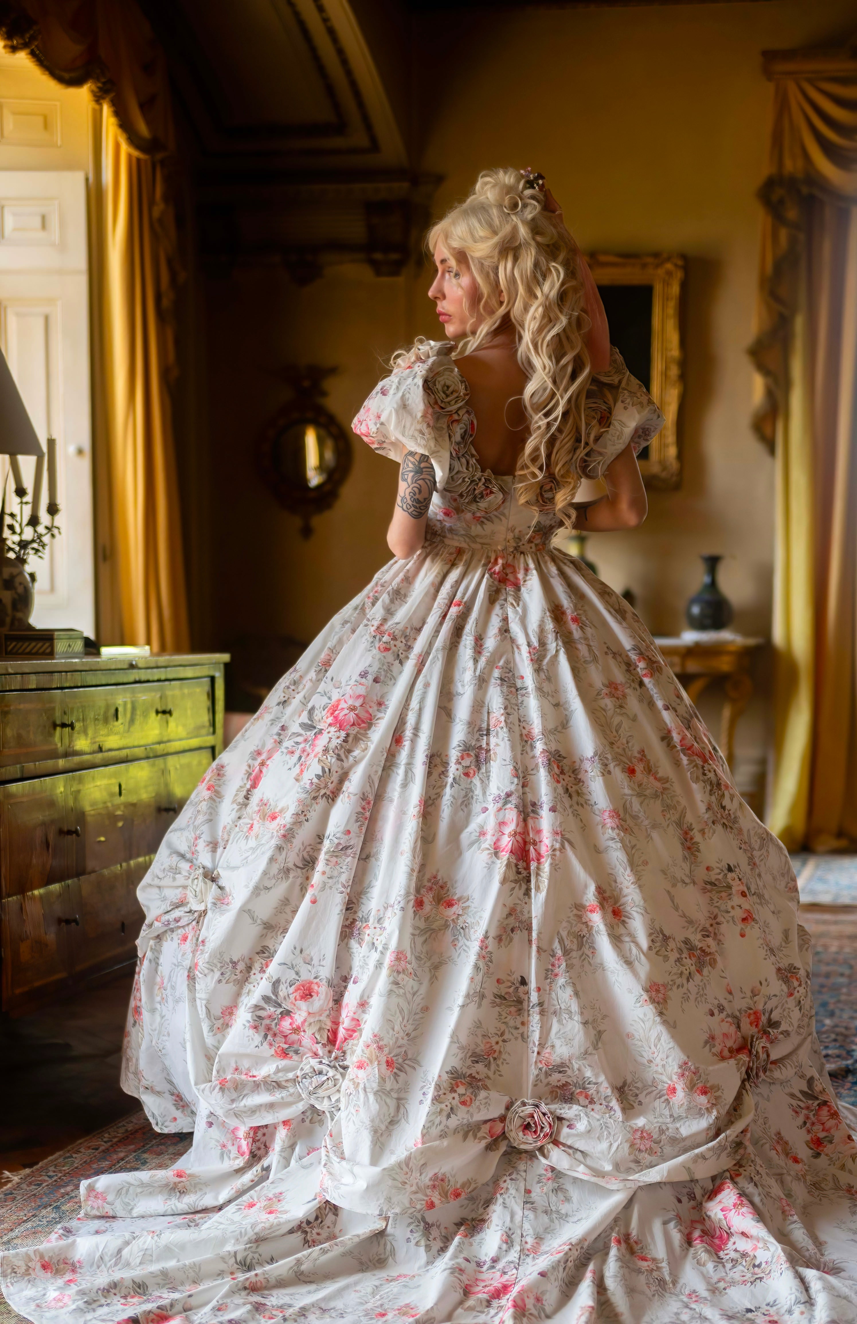 English Lady Ballroom Gown