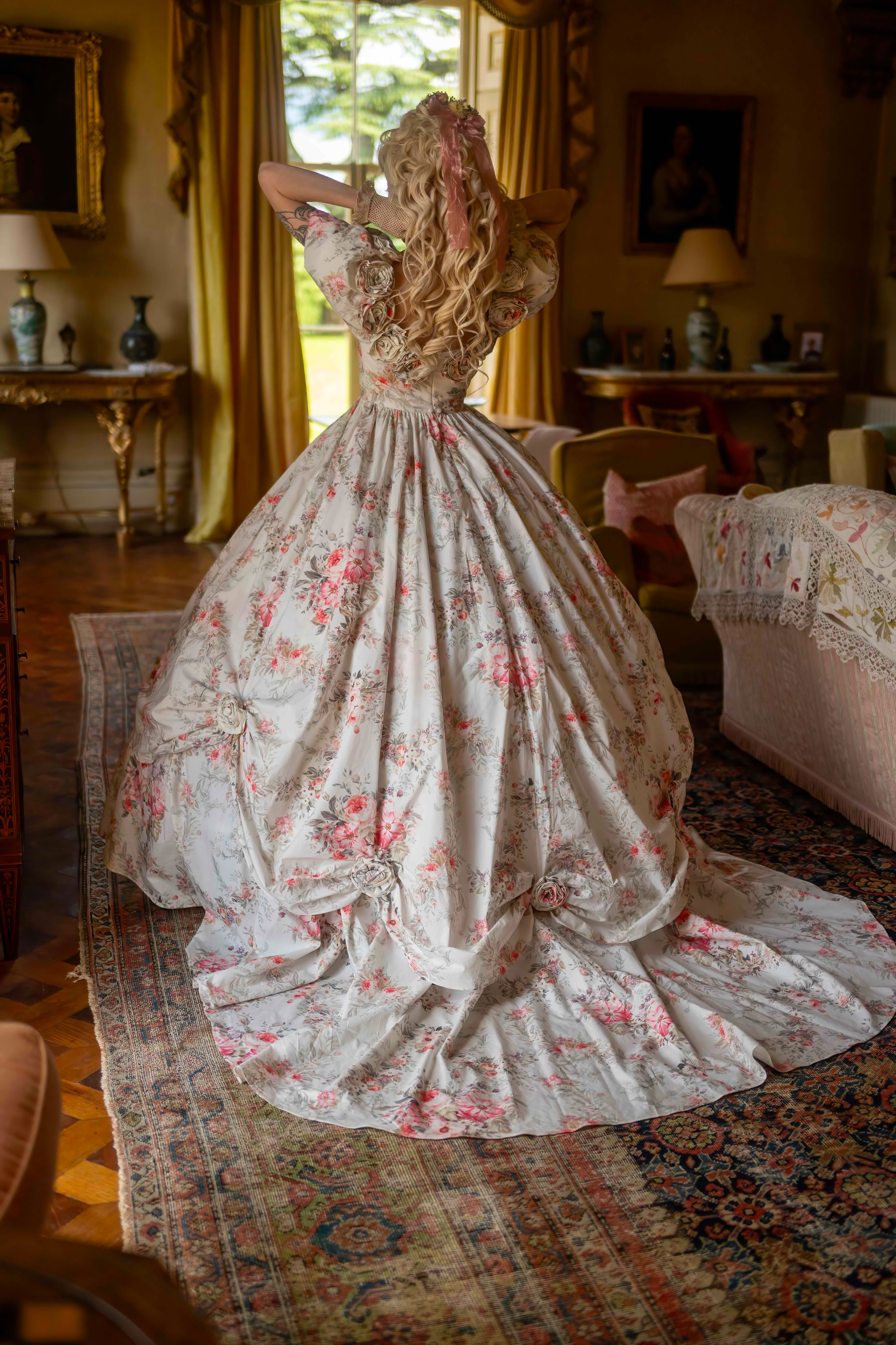 English Lady Ballroom Gown