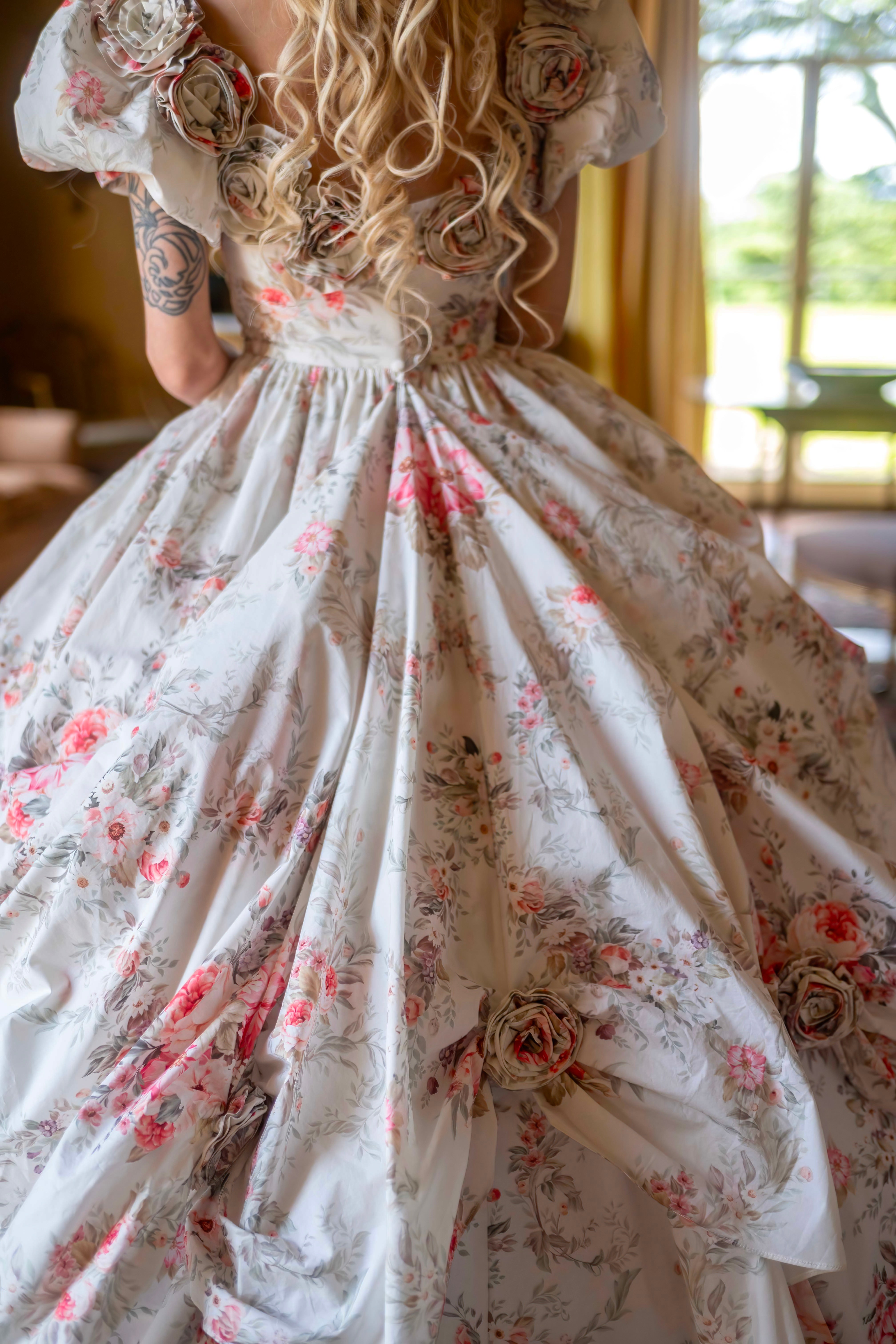 English Lady Ballroom Gown