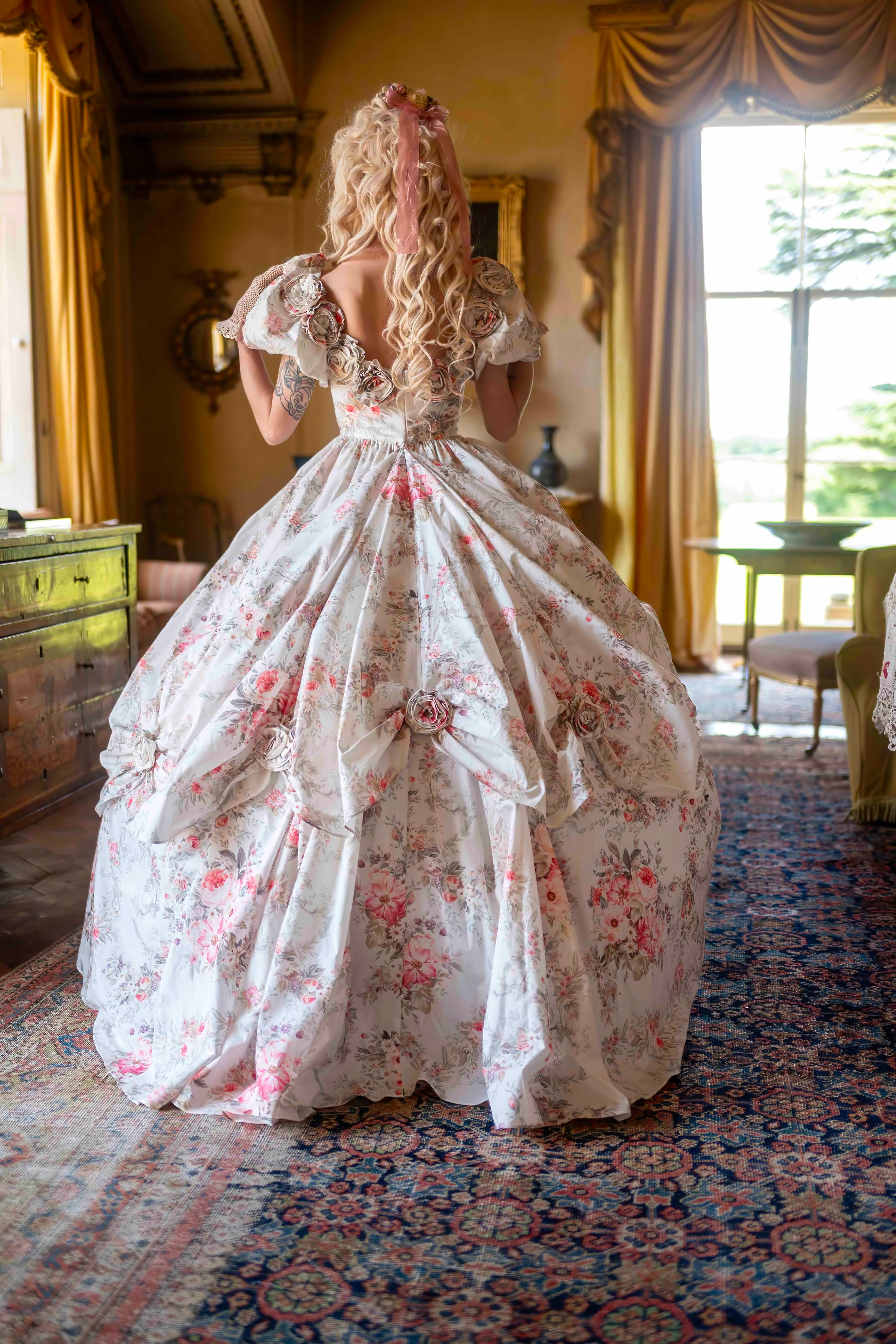 English Lady Ballroom Gown