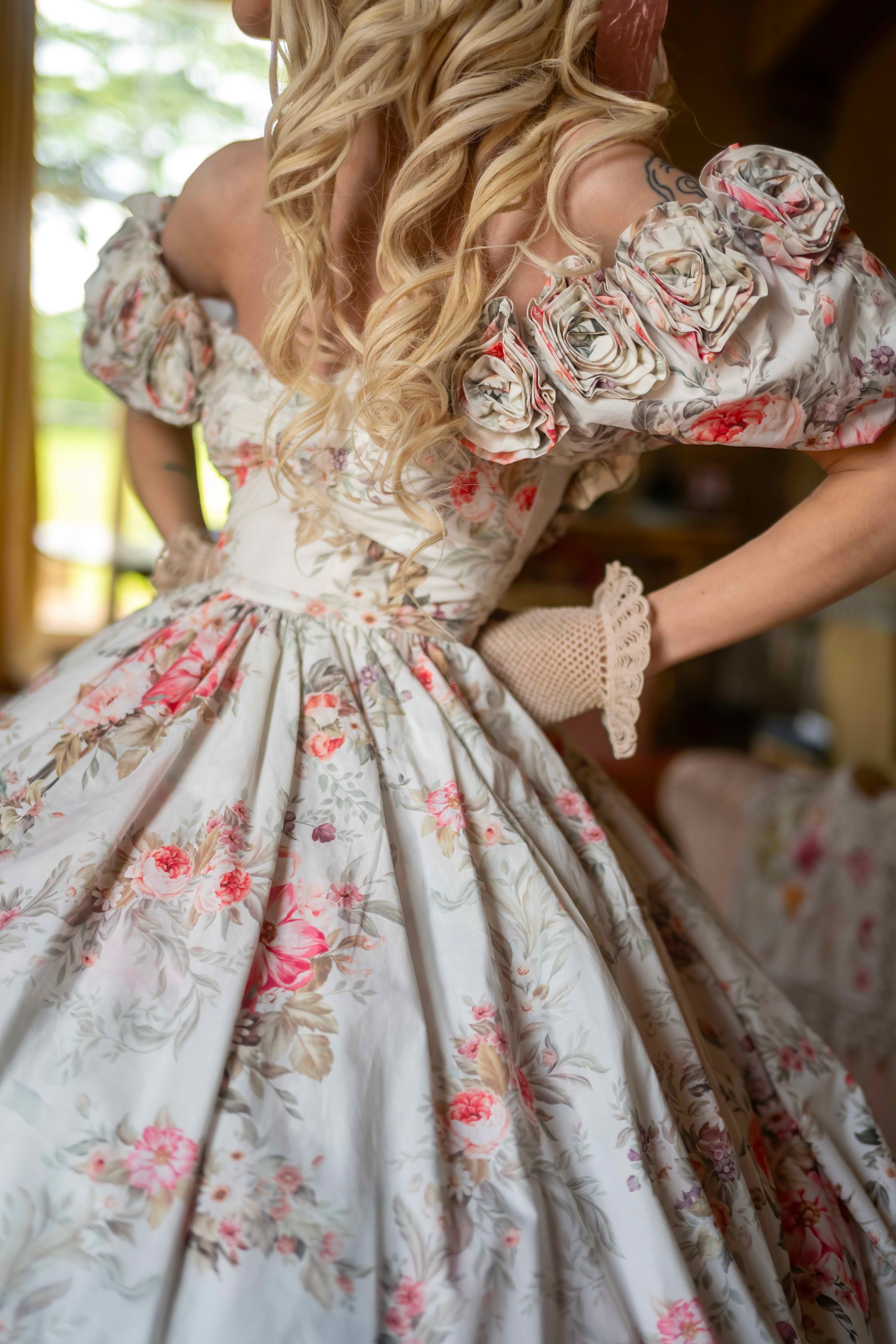 English Lady Ballroom Gown