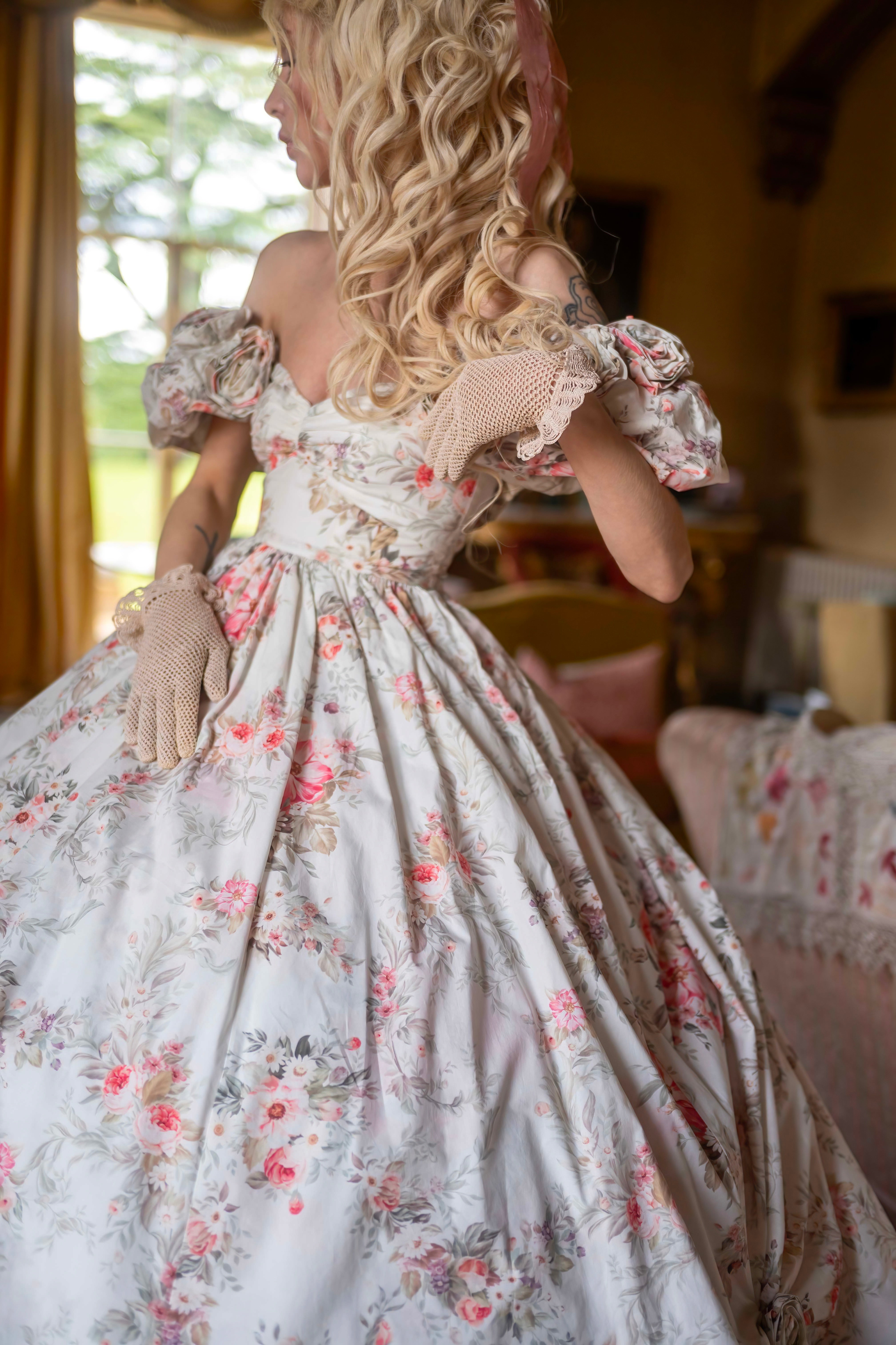 English Lady Ballroom Gown