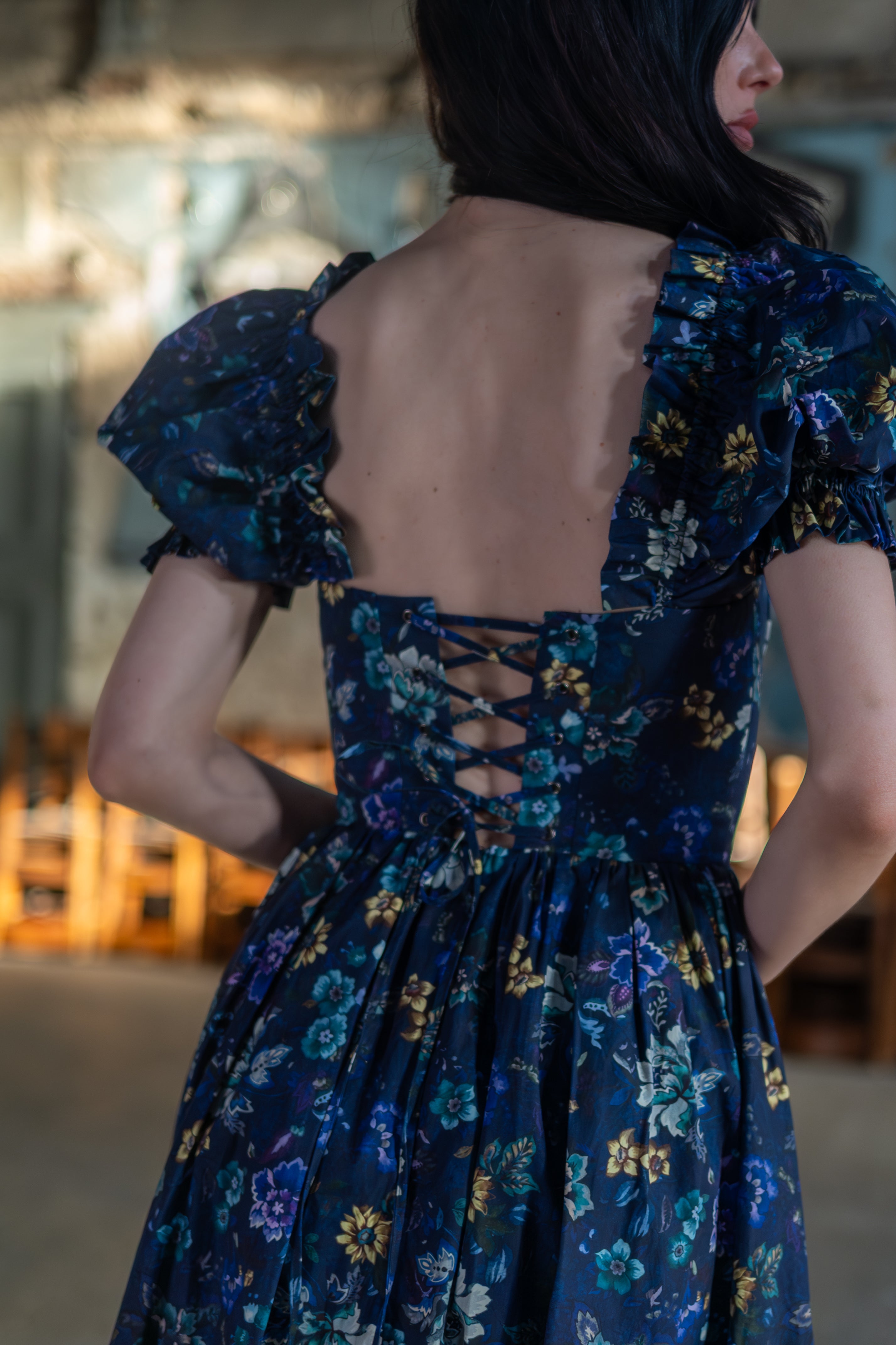 Etruscan Tapestry Rosewood Dress