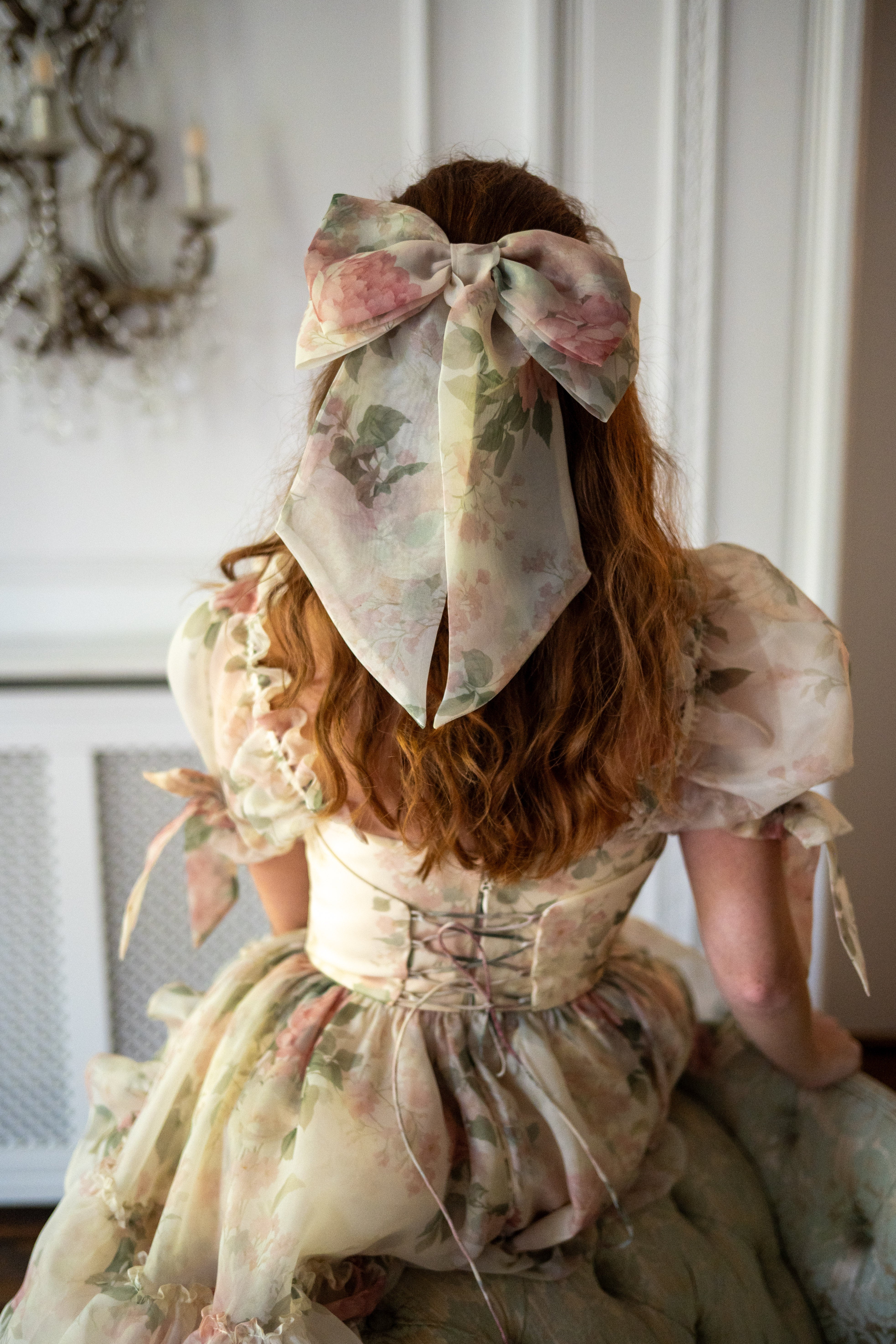 Ever After Organza Winged Hairbow