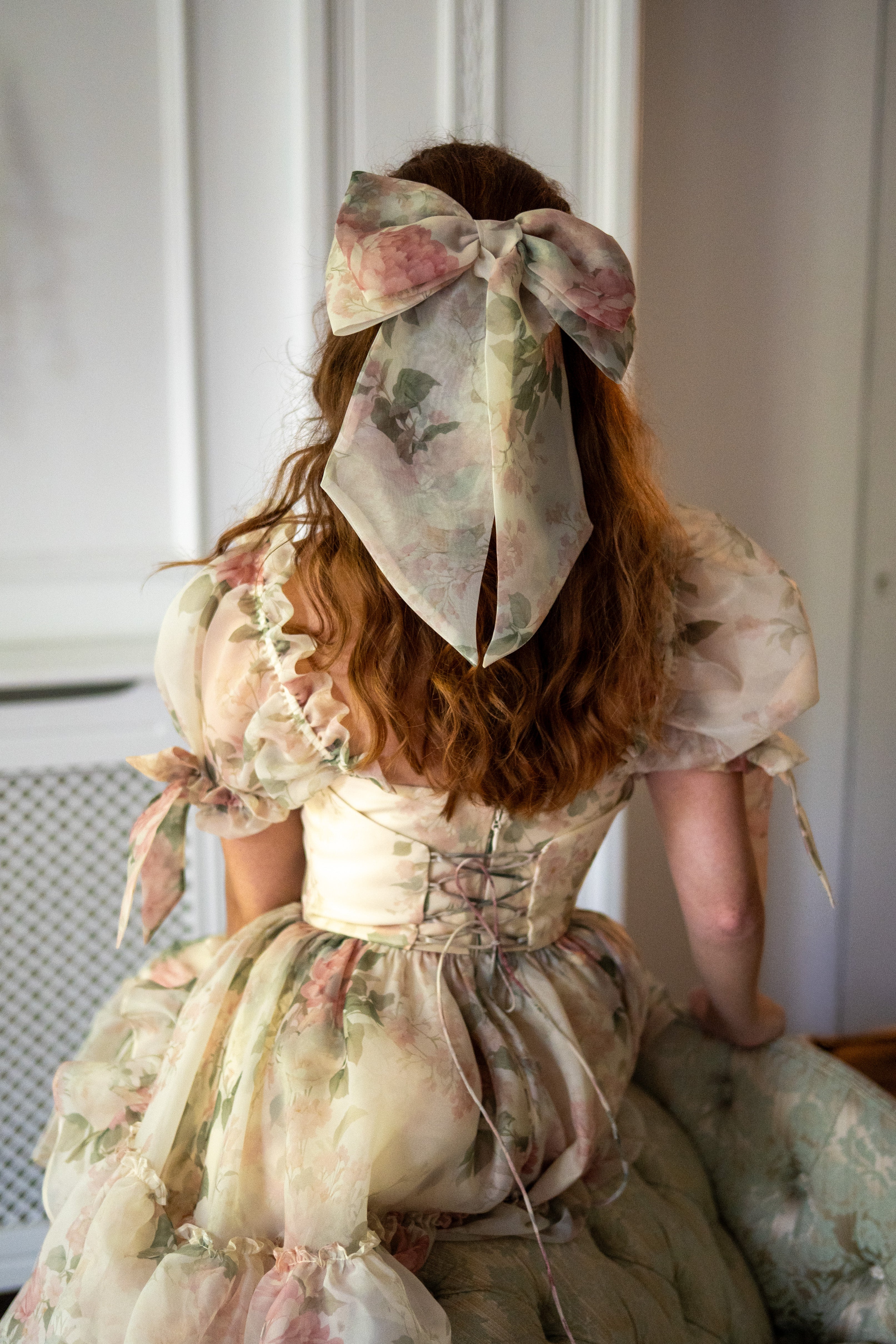 Ever After Organza Winged Hairbow