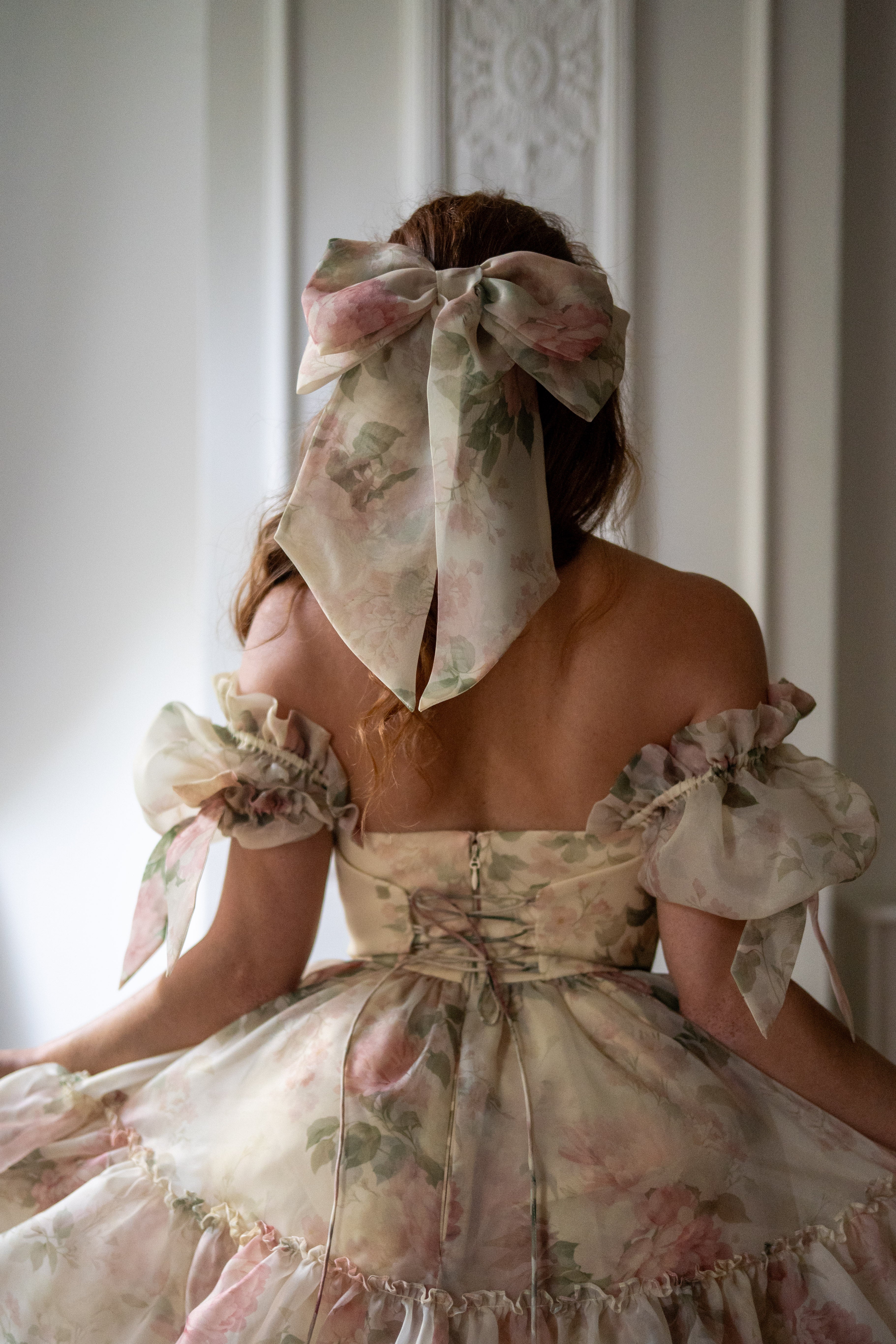 Ever After Organza Winged Hairbow