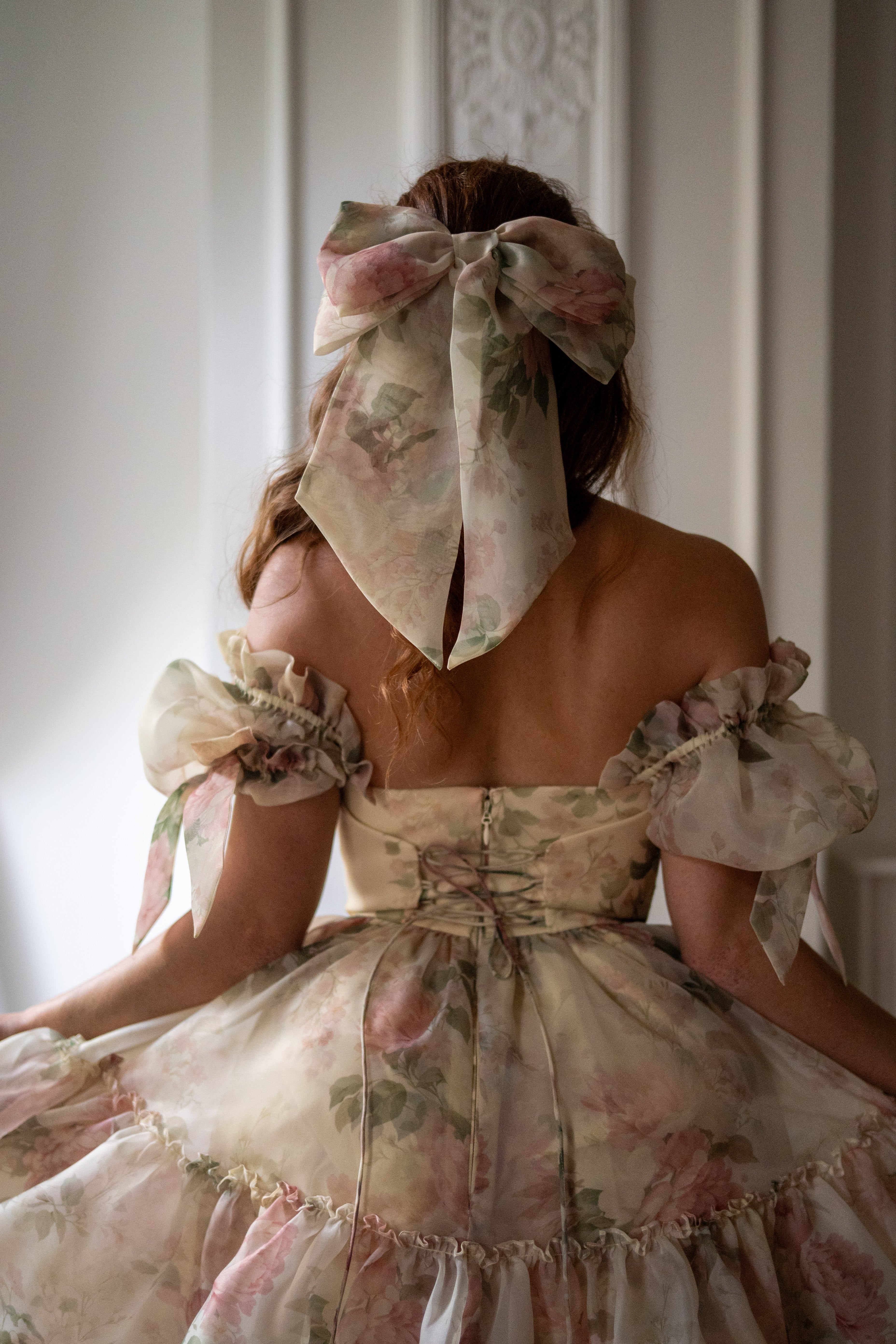 Ever After Organza Winged Hairbow