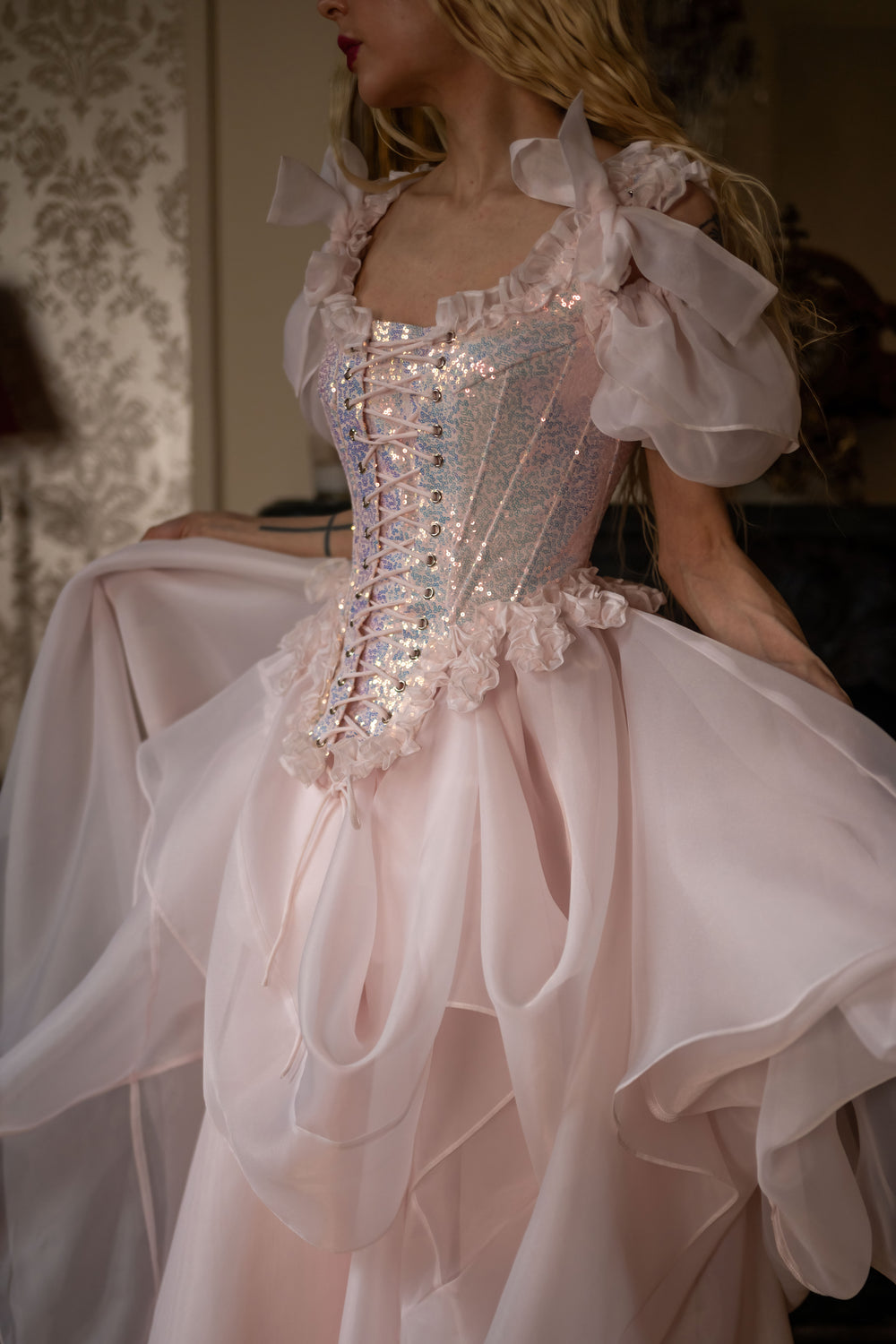 Fairy Wings Pompadour Corset