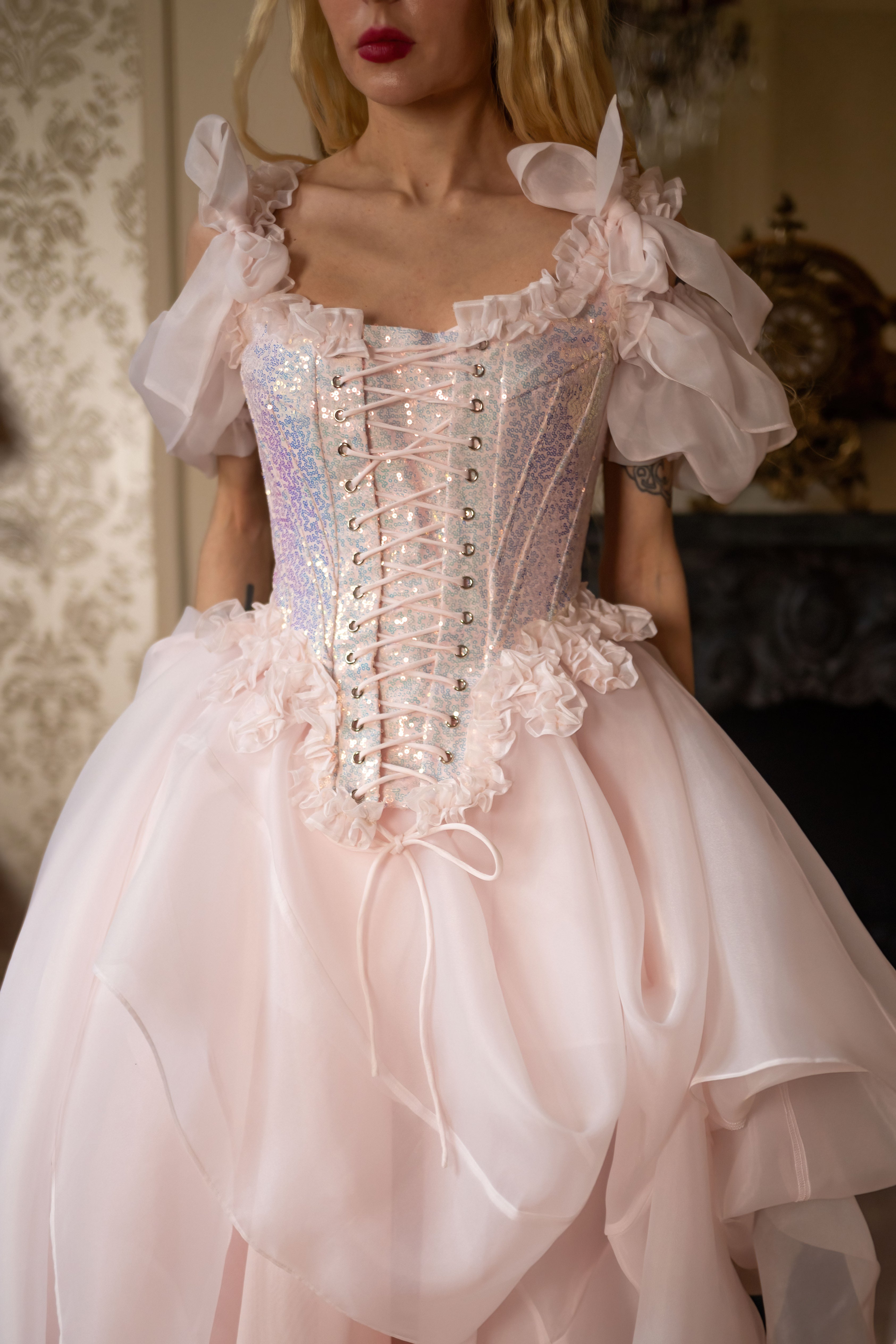 Fairy Wings Pompadour Corset