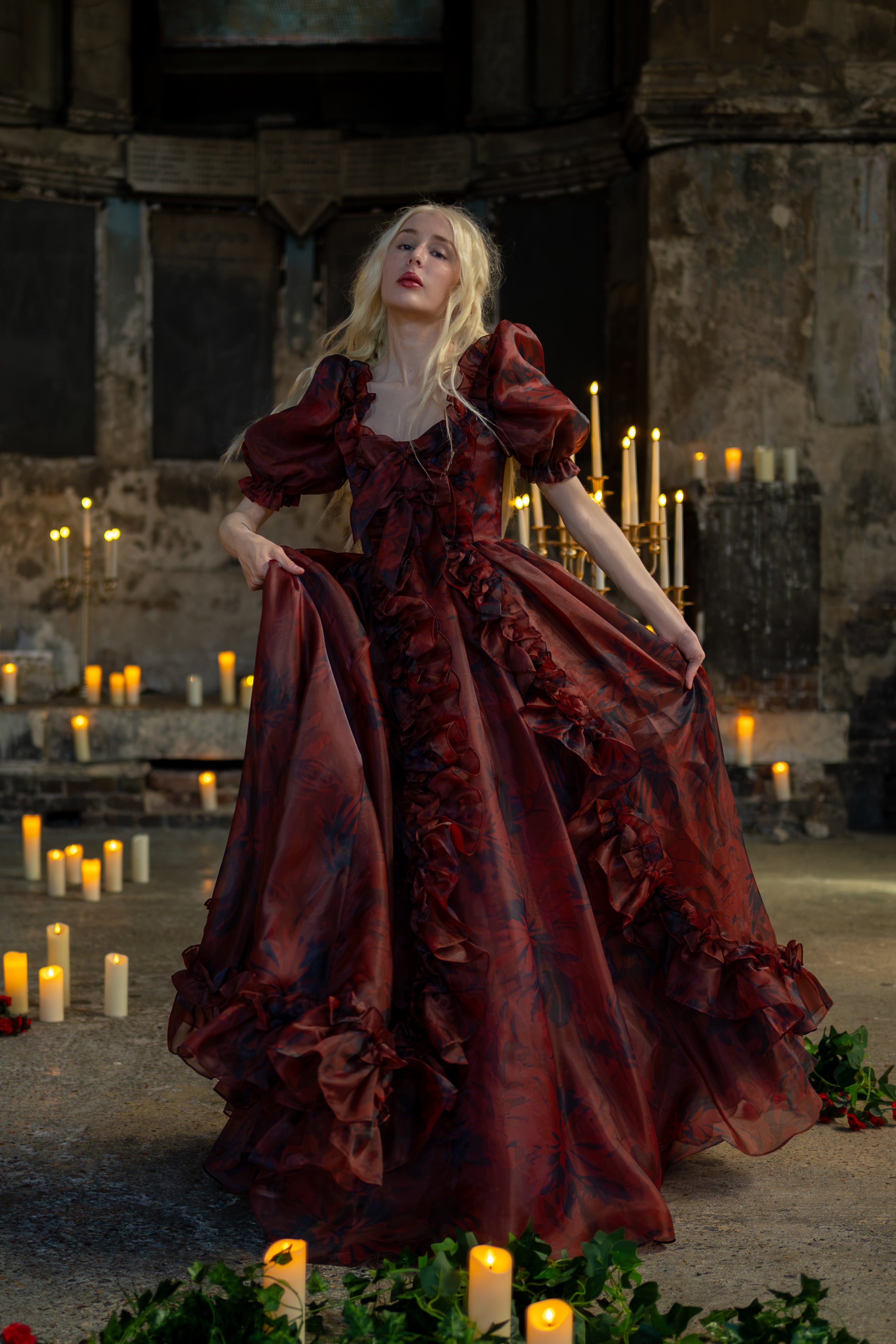 Fatal Devotion Duchess Gown
