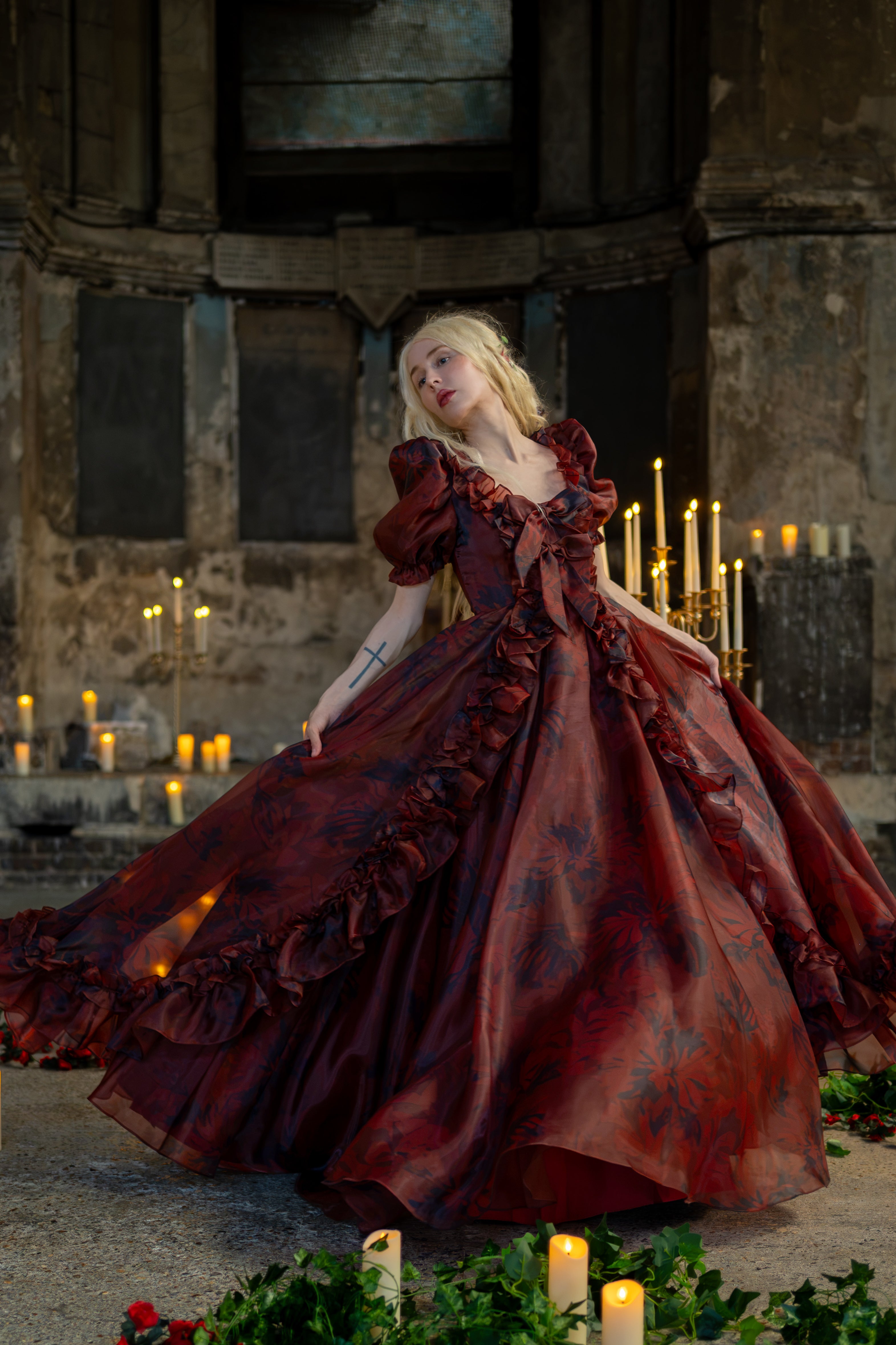 Fatal Devotion Duchess Gown