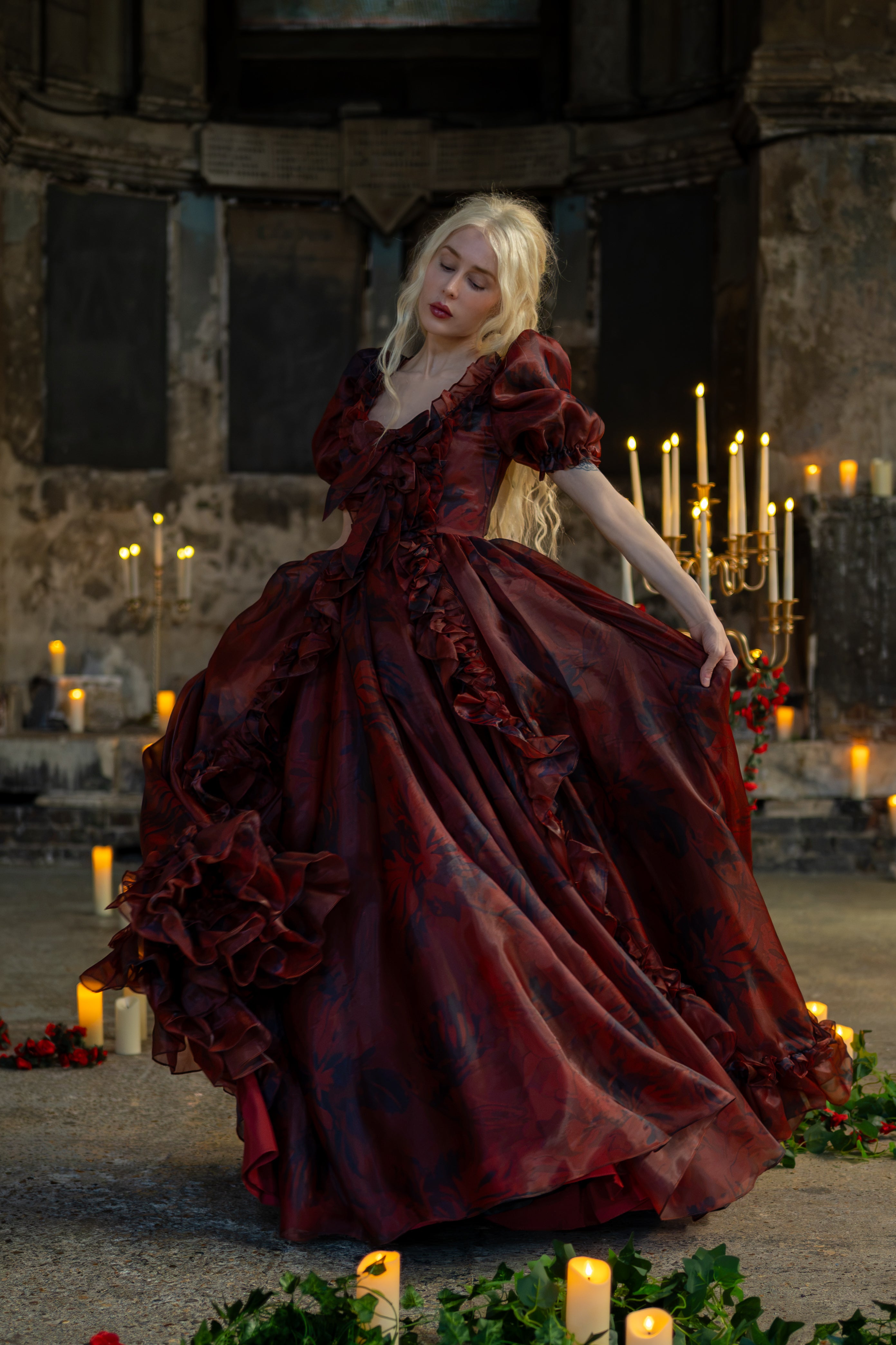 Fatal Devotion Duchess Gown
