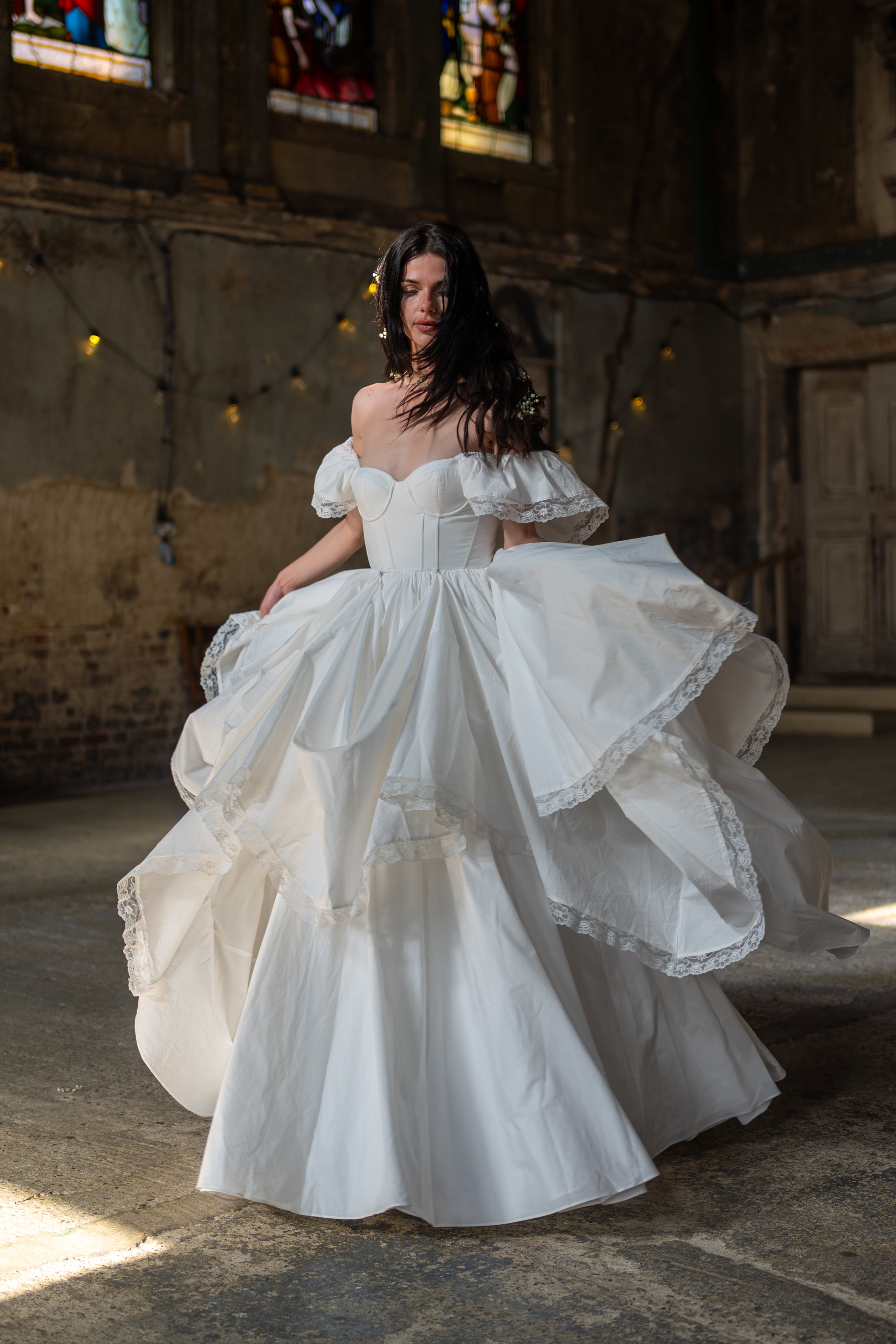 First Light Falling Fairytale Gown