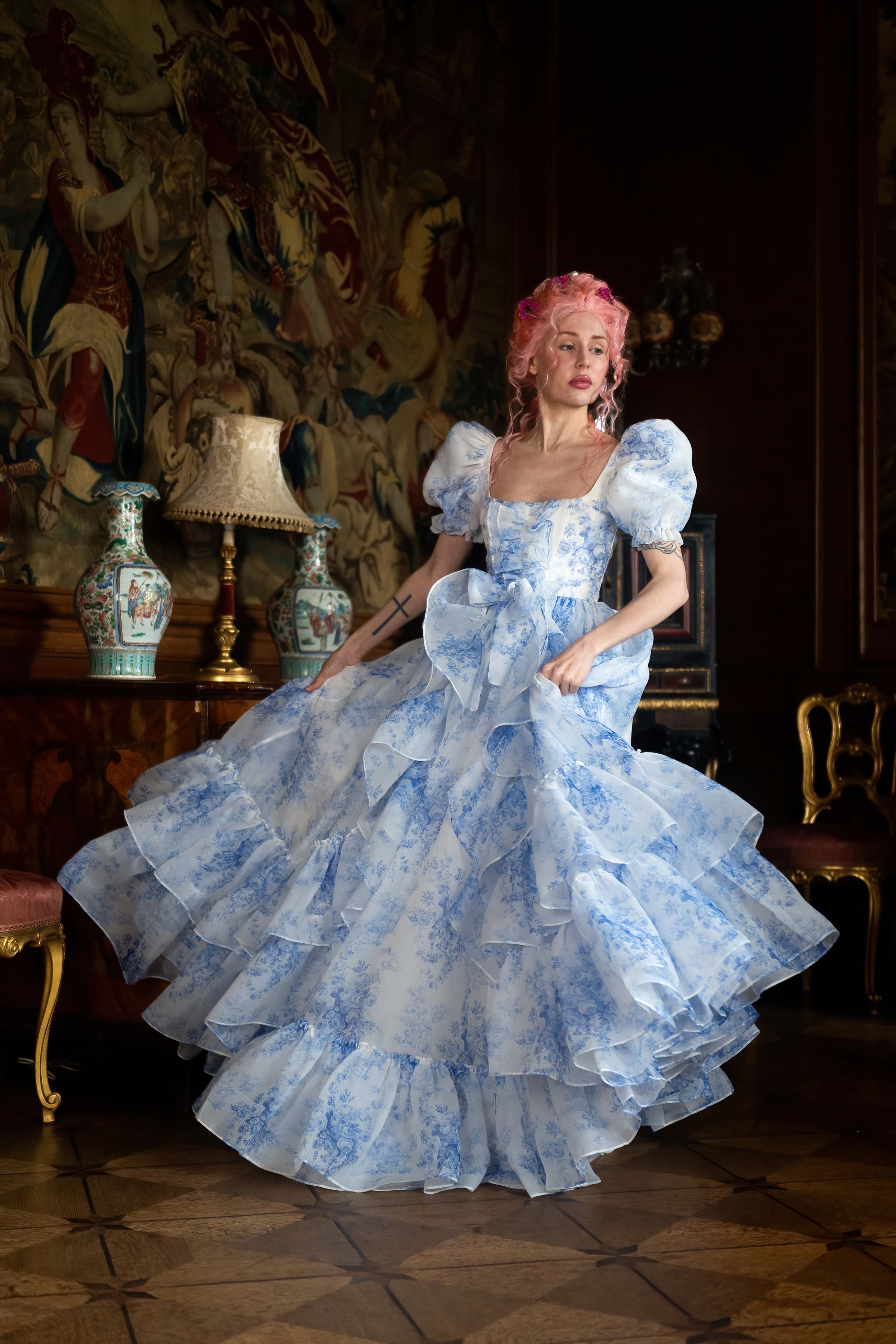 French Porcelain Antoinette Gown