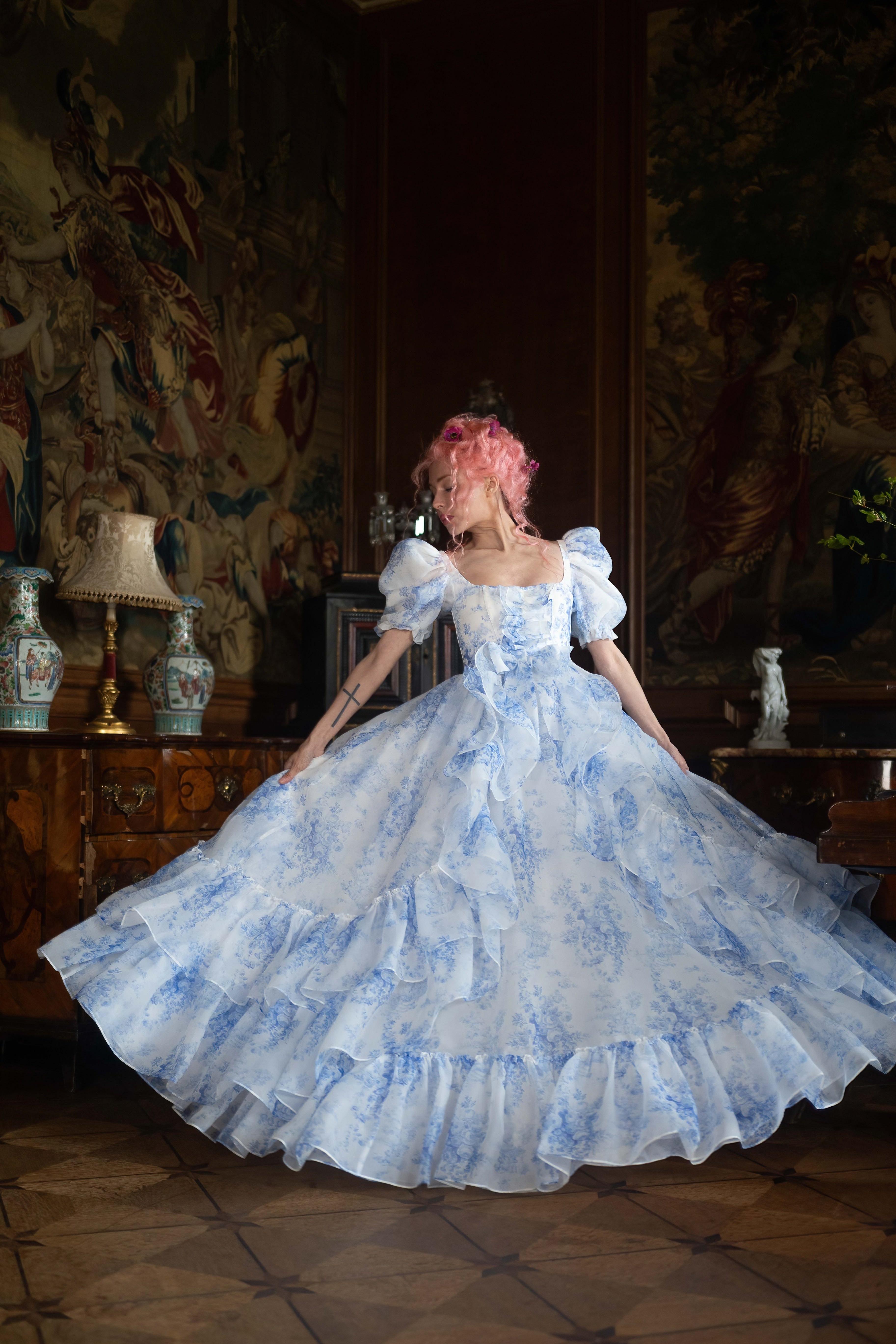 French Porcelain Antoinette Gown